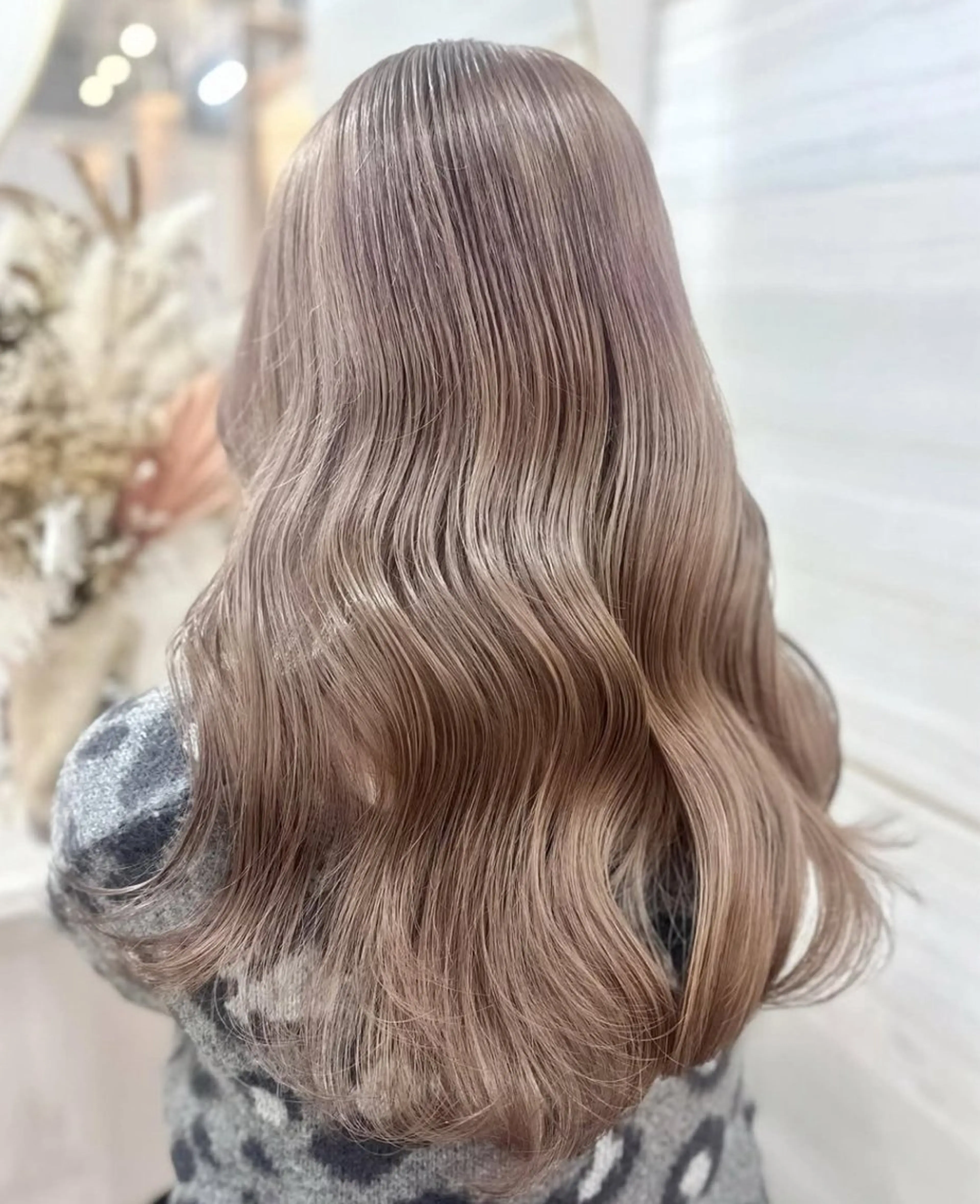 セミロング カラー 💘Kurea💘 艶髪/韓国/暗髪のヘアスタイル