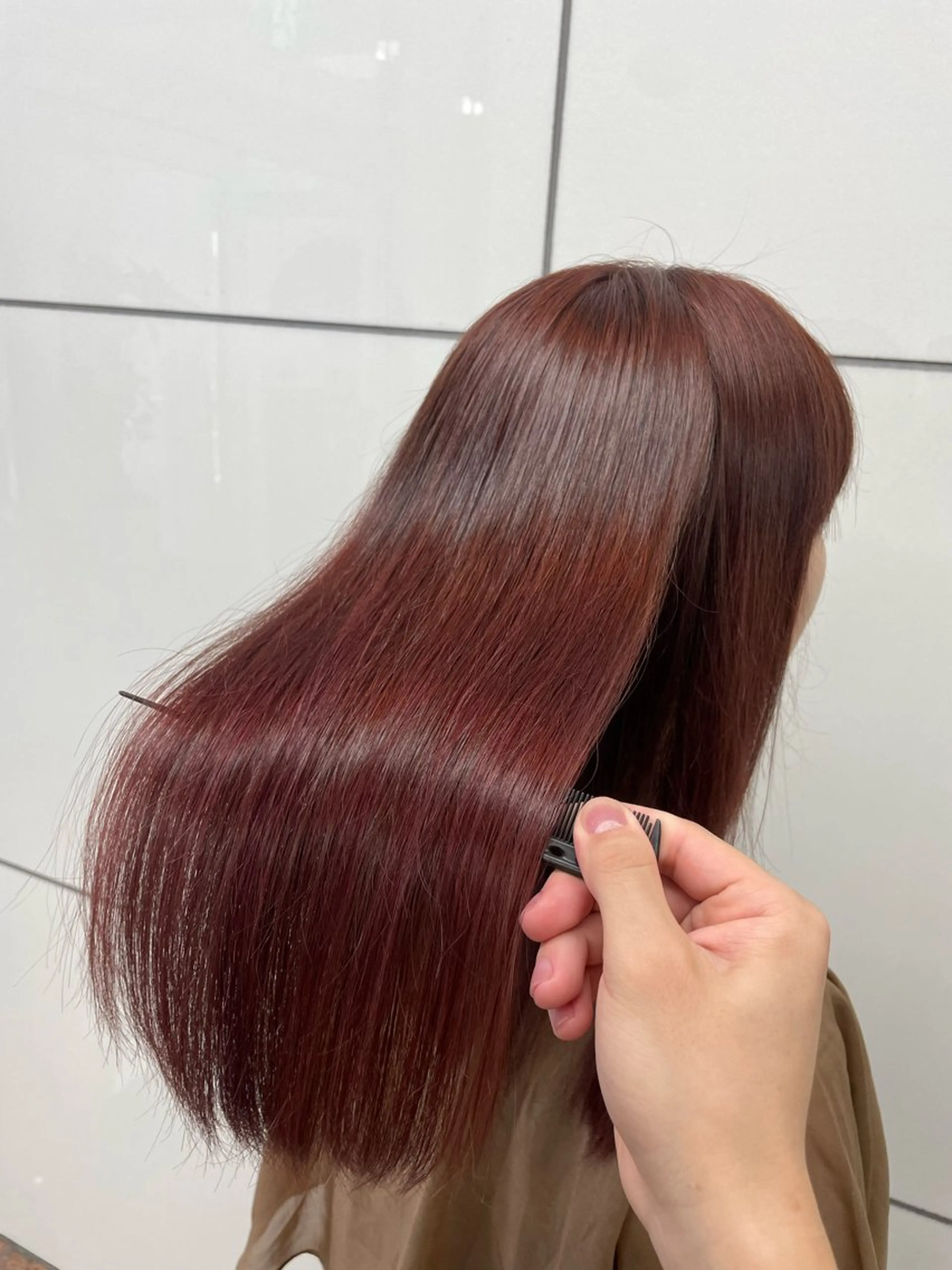 ロング レイヤーカット/髪質 改善/鷲尾 駿のヘアスタイル