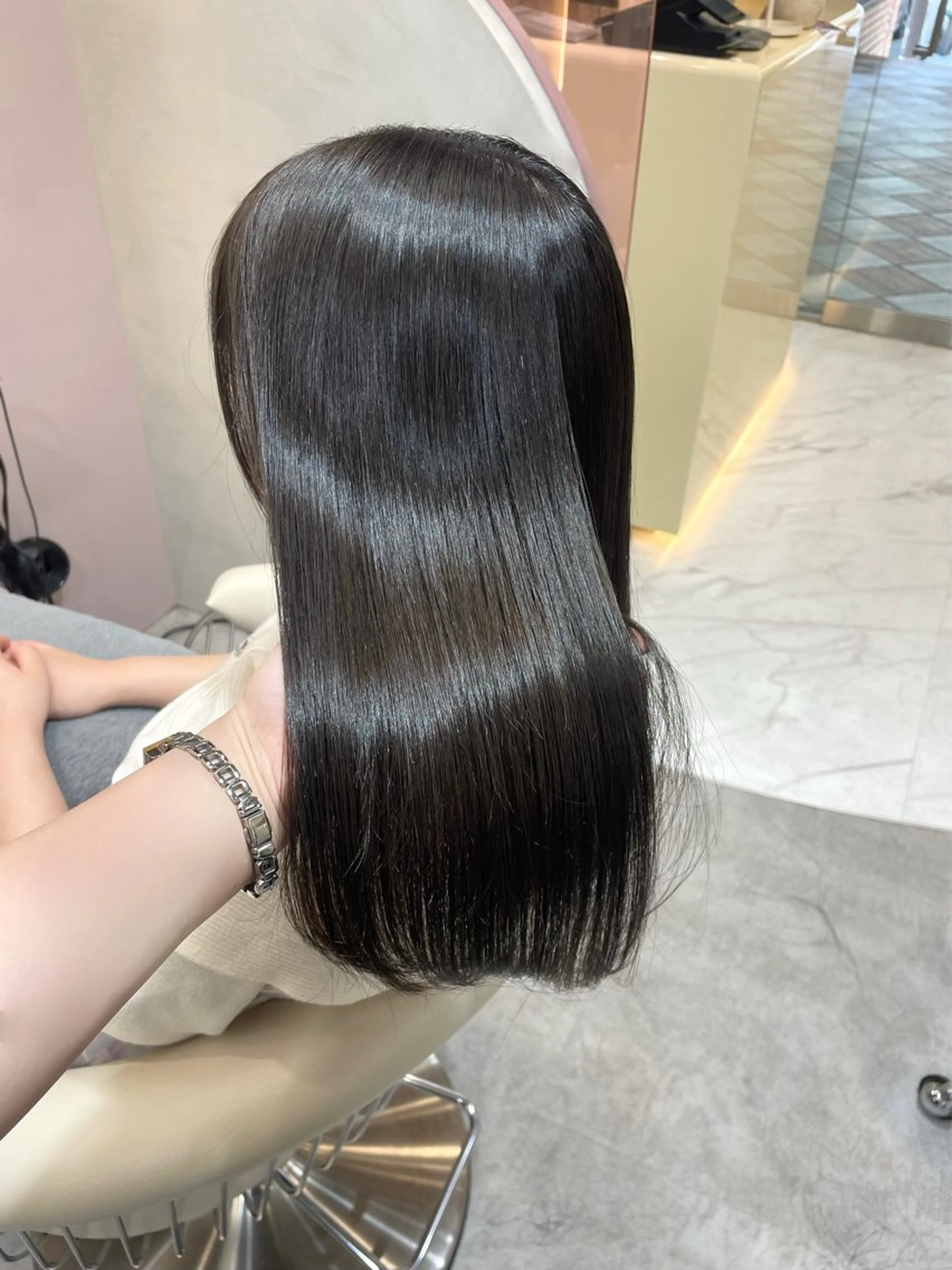 カラー 縮毛矯正ブリーチなし 🍒❤ゆうきのヘアスタイル