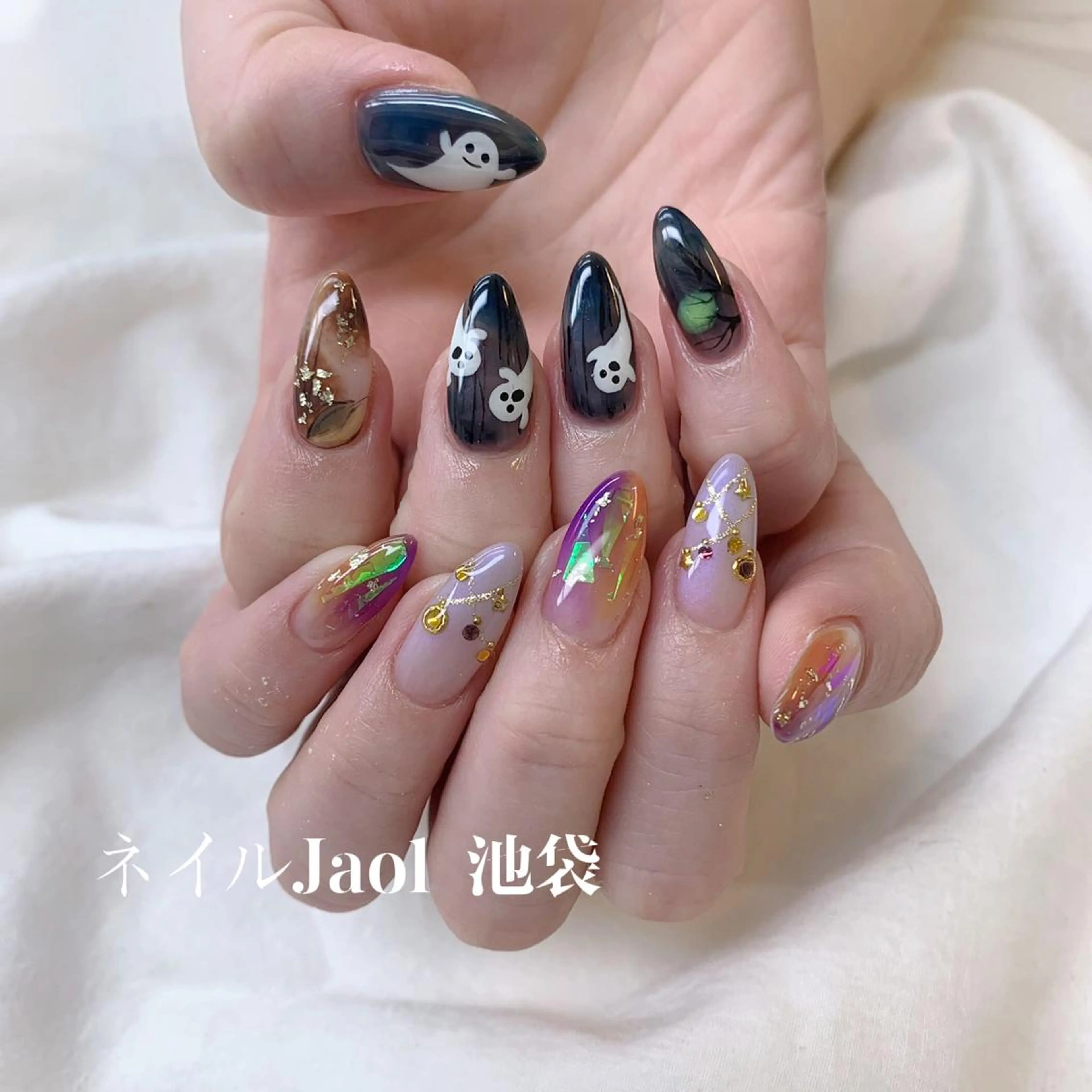 ロング ネイルJaol 池袋のネイルデザイン