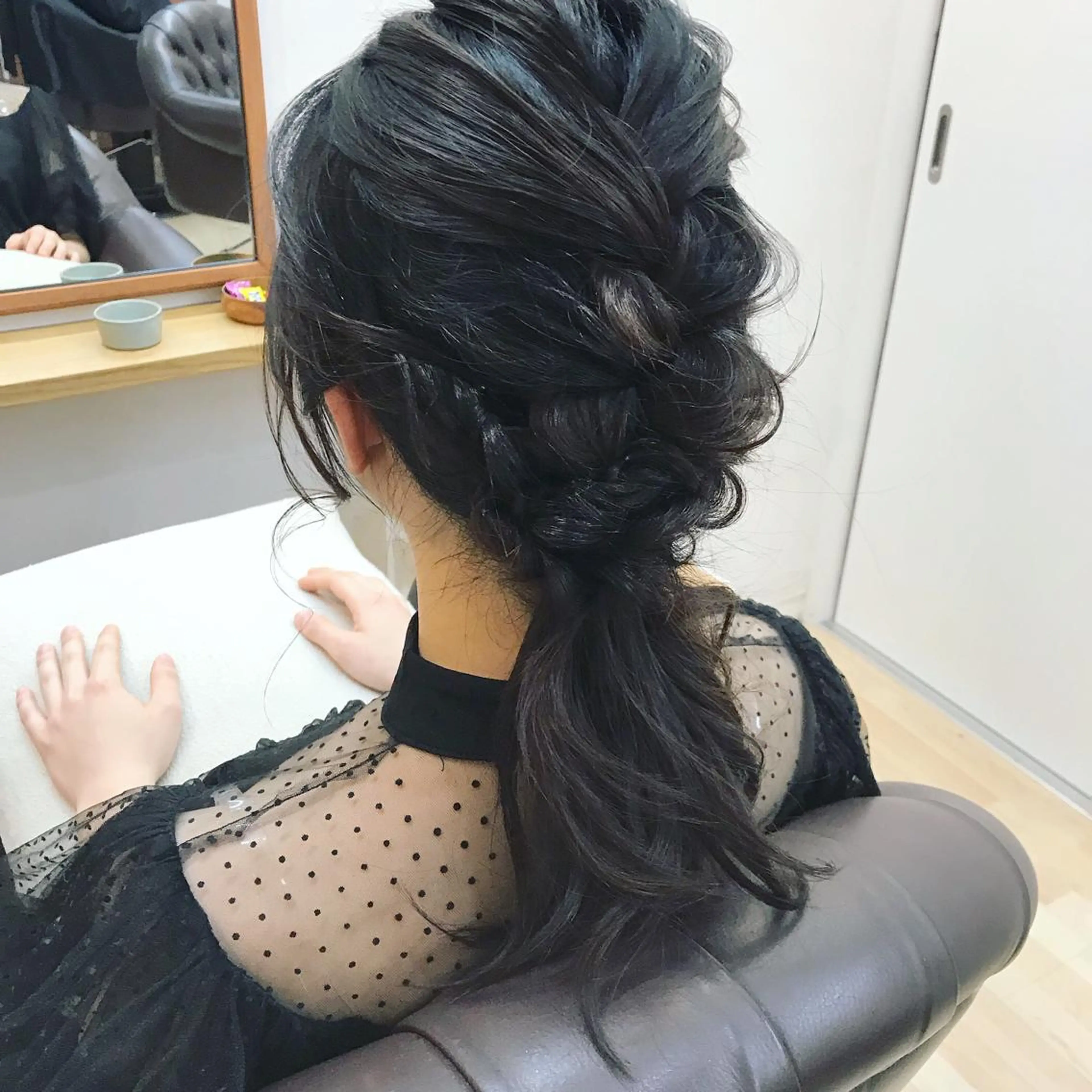 ロング ヘアアレンジ クニモトハルナ ボブ/柔らかカラーのヘアスタイル