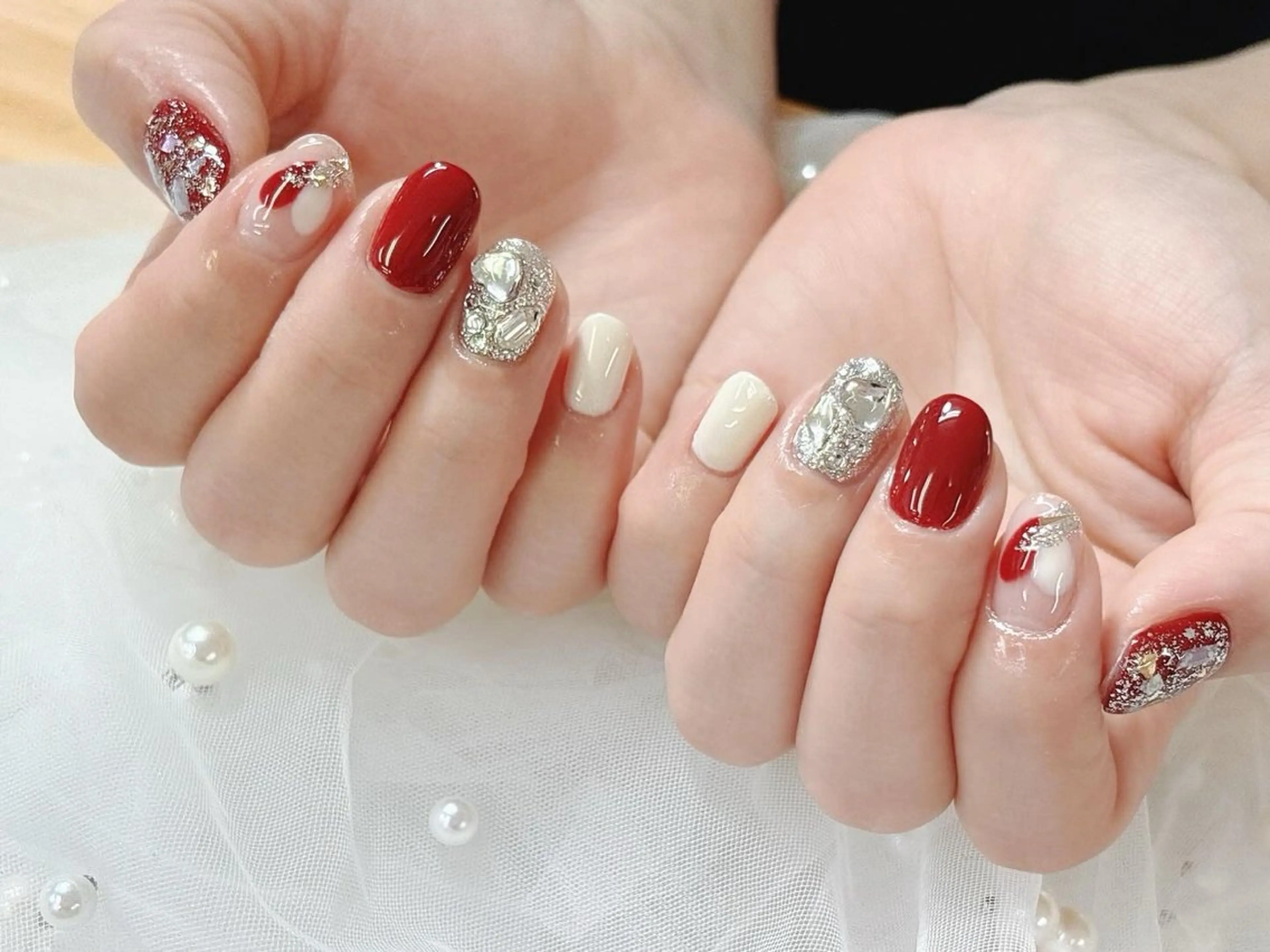 ネイル Hey🌈NAIL 長さ出し専門店のネイルデザイン