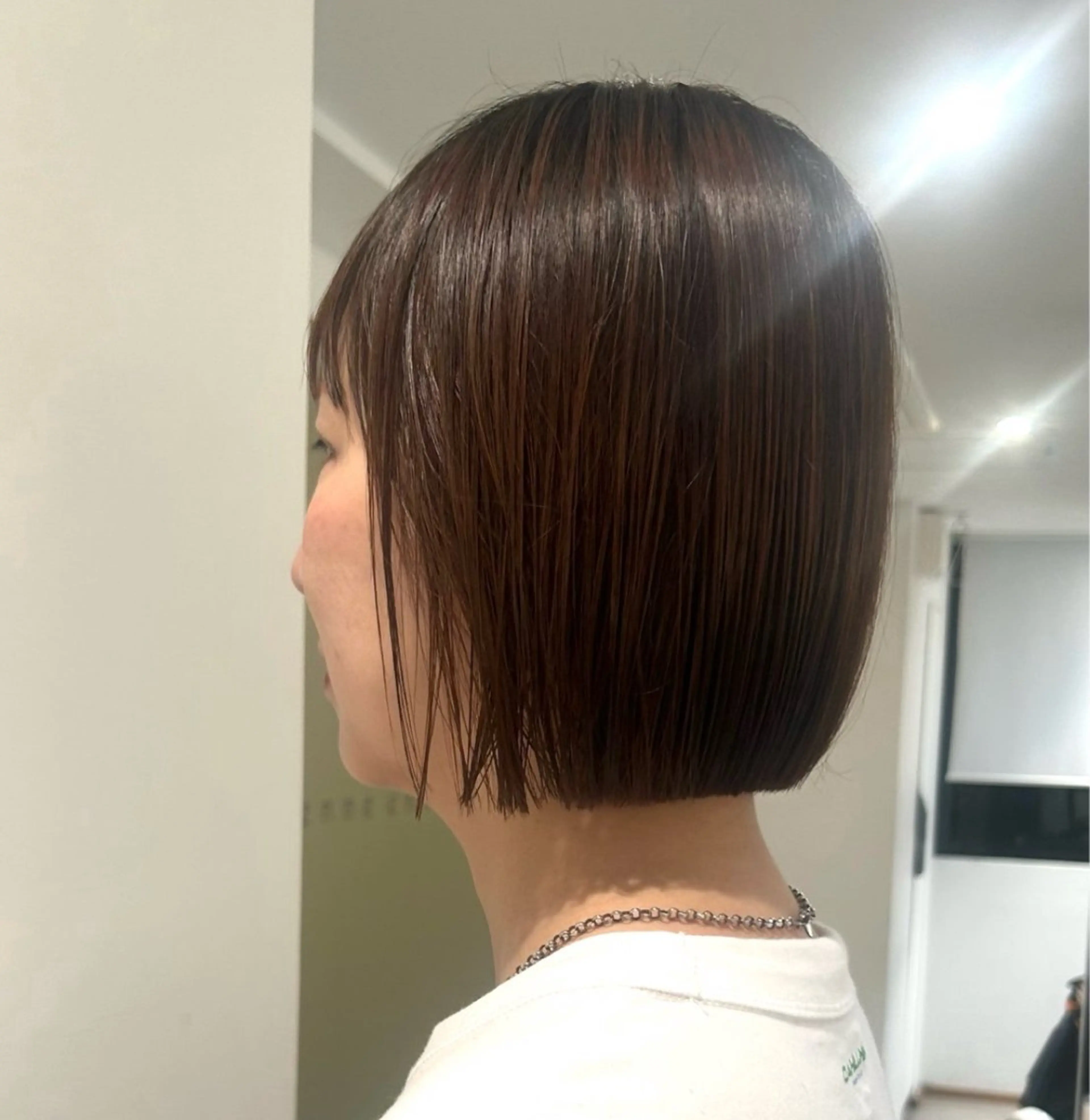 ショート 切りっぱなしボブ ボブ 🤍アヤナ / emme🤍のヘアスタイル