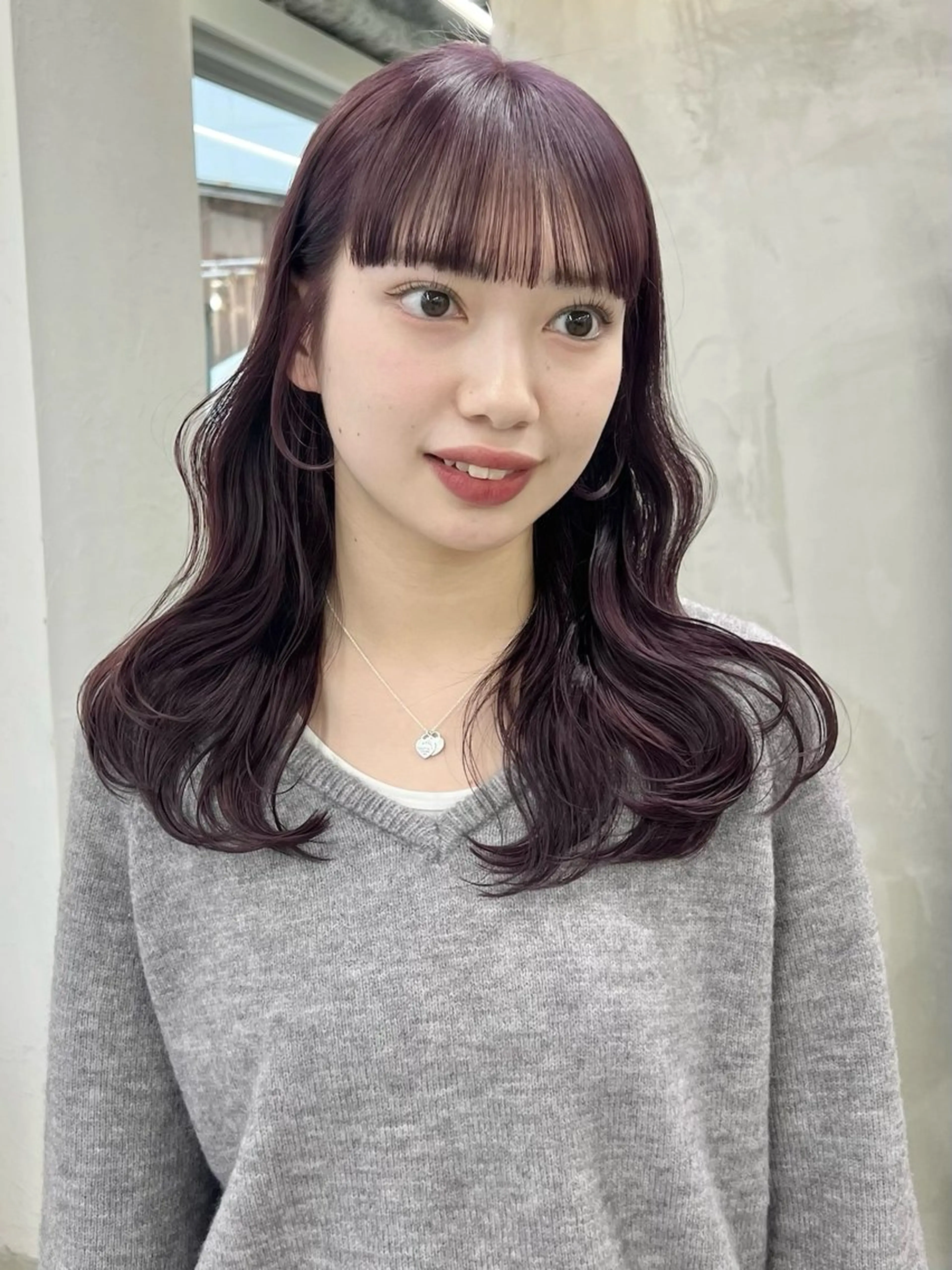 セミロング ヘアカラー 暖色カラー/レイヤー カット☁️MEI☁️のヘアスタイル