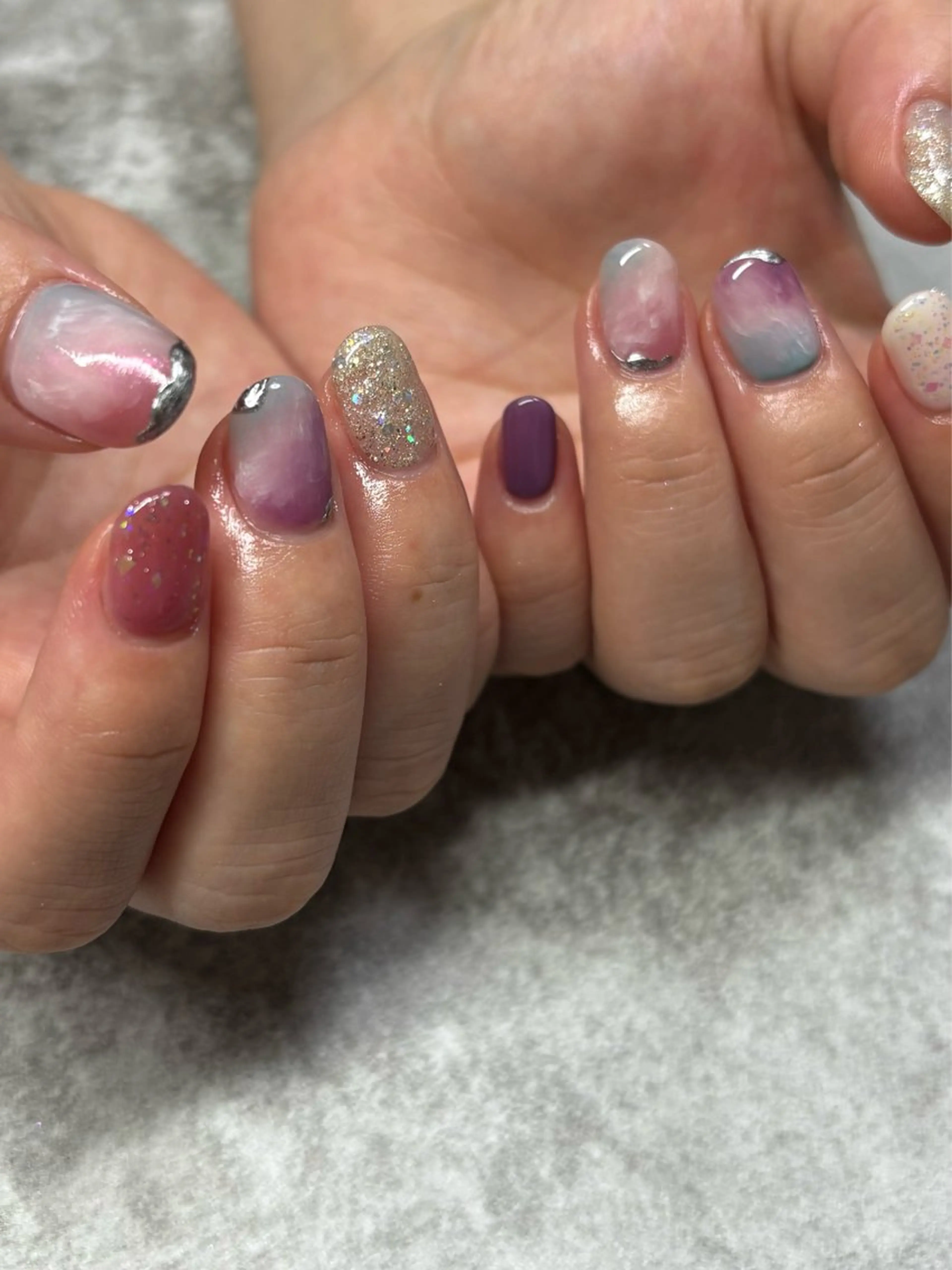 ネイル ニュアンスネイル ハンドネイル FIORITURA Maikoのネイルデザイン