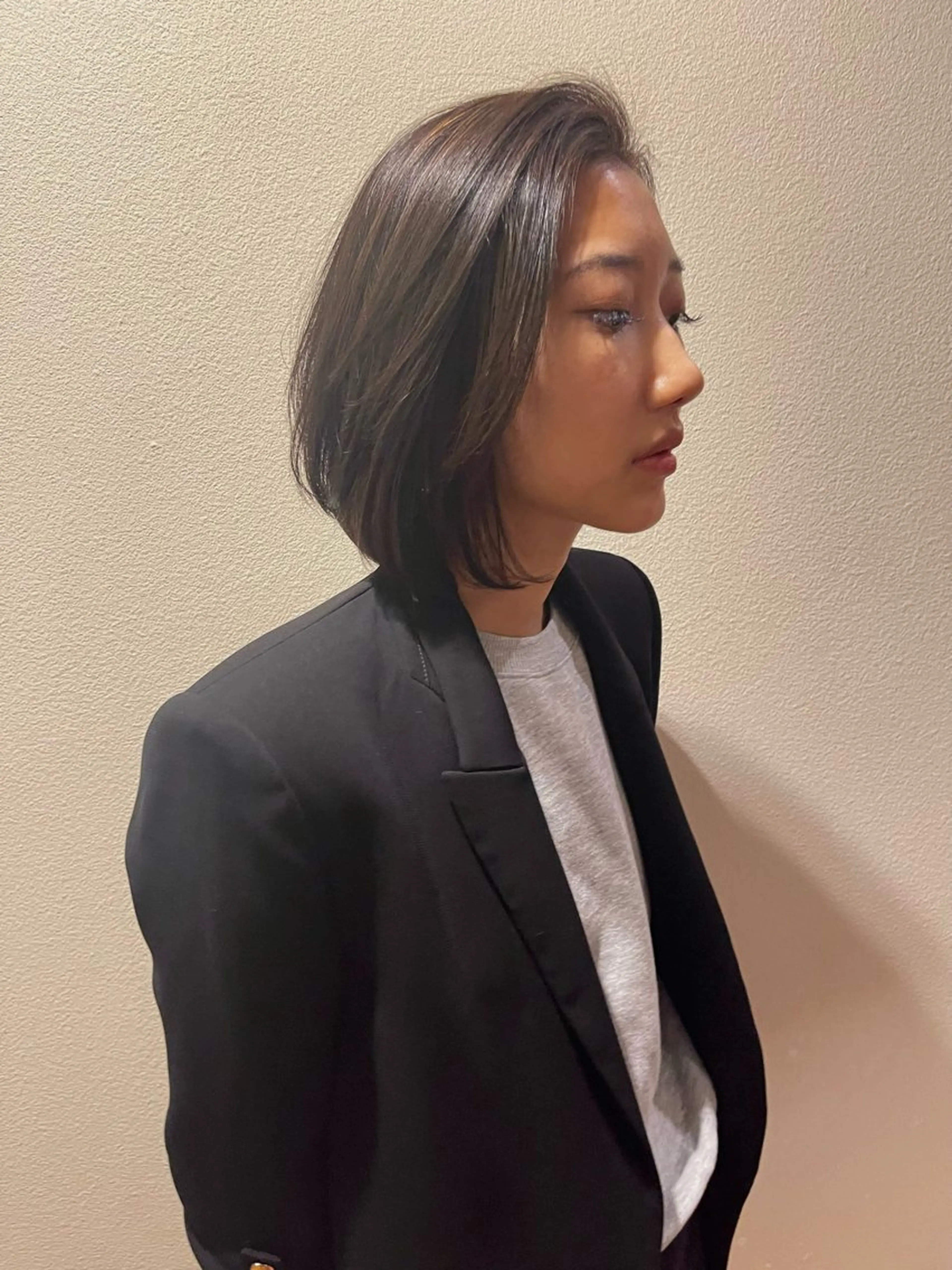 ショート カラー ボブ カット ヘアカラー トリートメント 田室 和幸のヘアスタイル