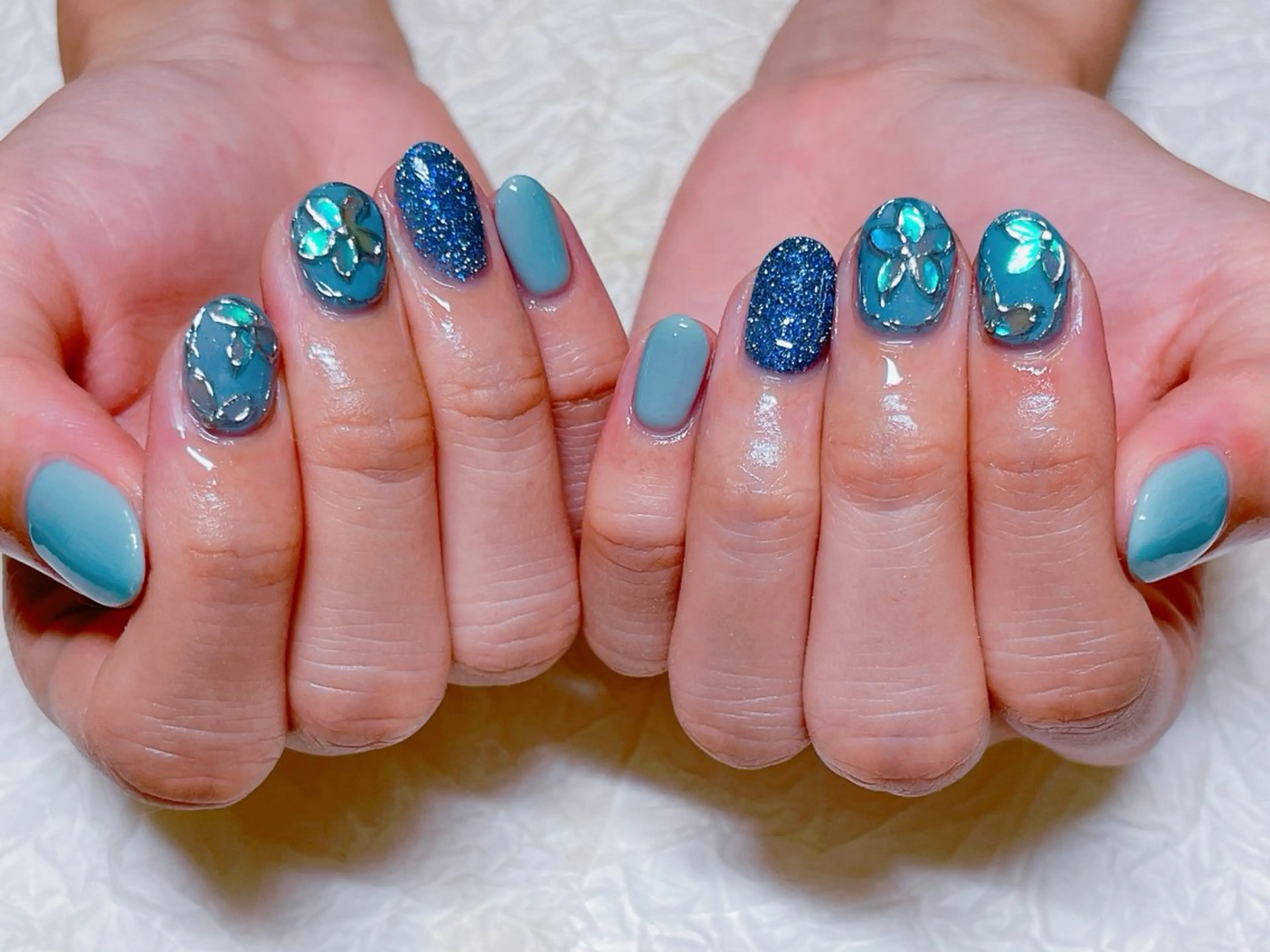 ネイル アートネイル チークネイル フットネイル フレンチネイル ジェルネイル ゆ か_Nails💫のネイルデザイン