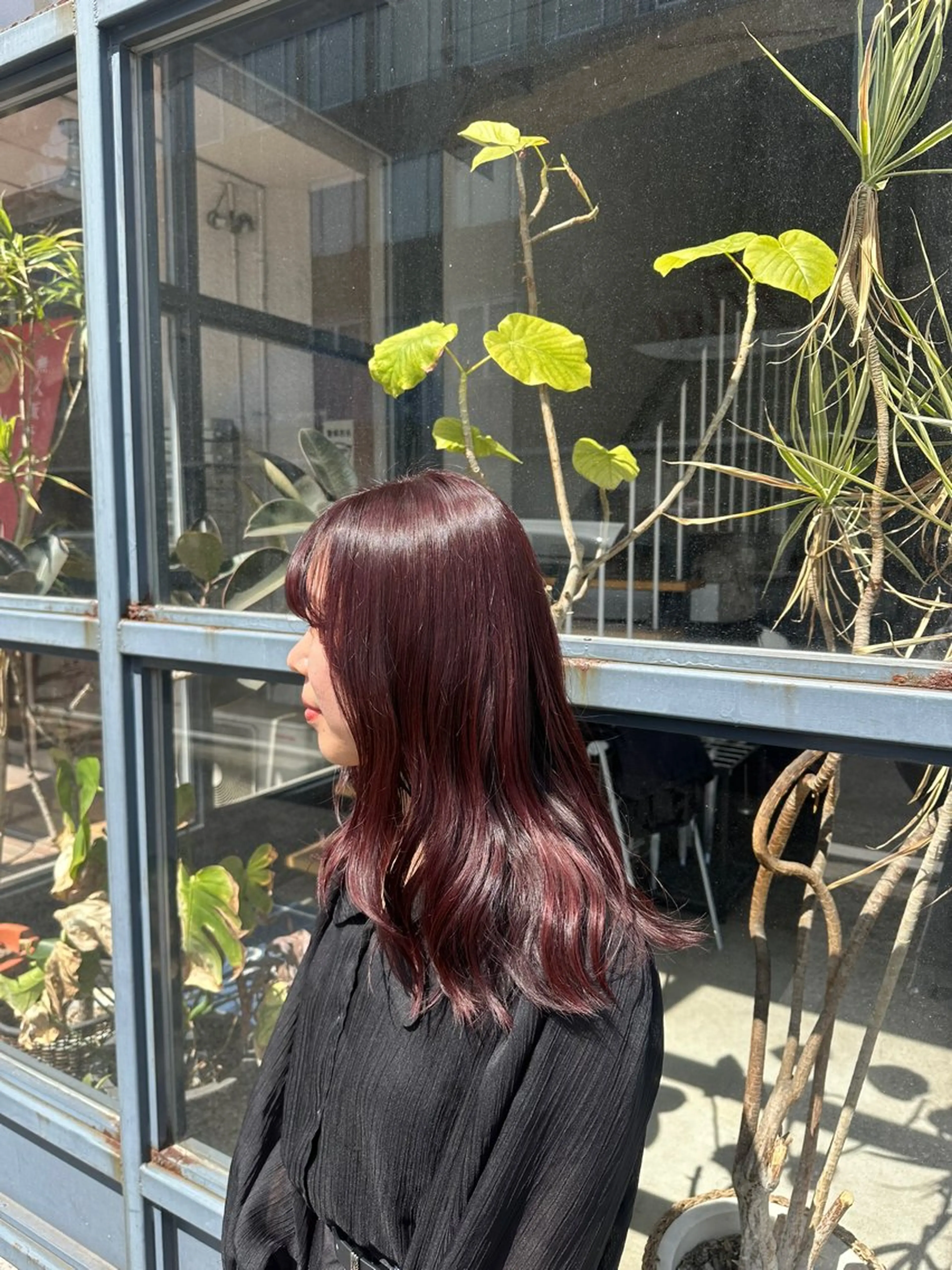 カラー ボルドーカラー HairCraft.所属・後藤 嶺王のヘアスタイル