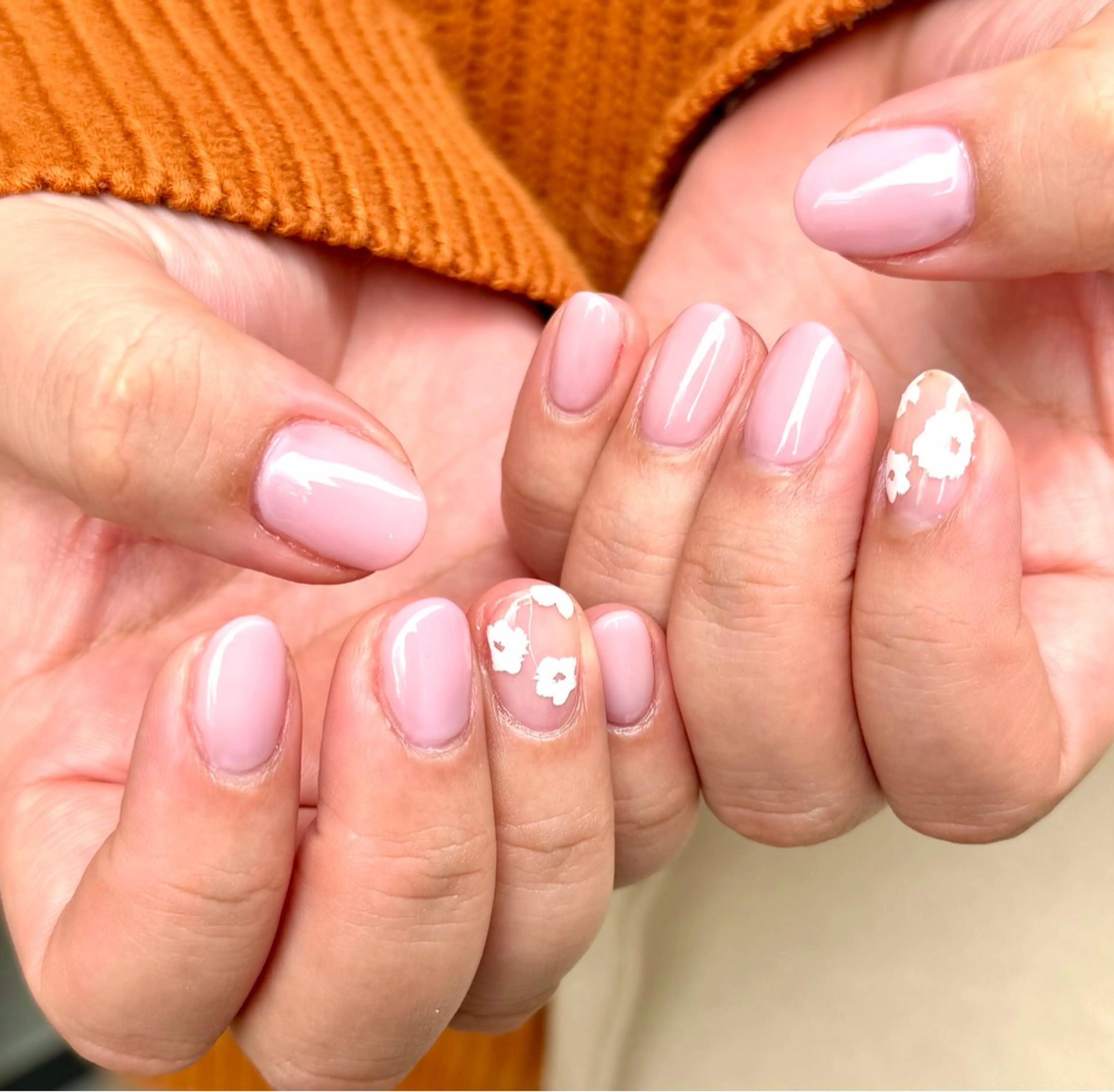 ネイル フラワーネイル ハンドネイル HazeGrass NAILのネイルデザイン