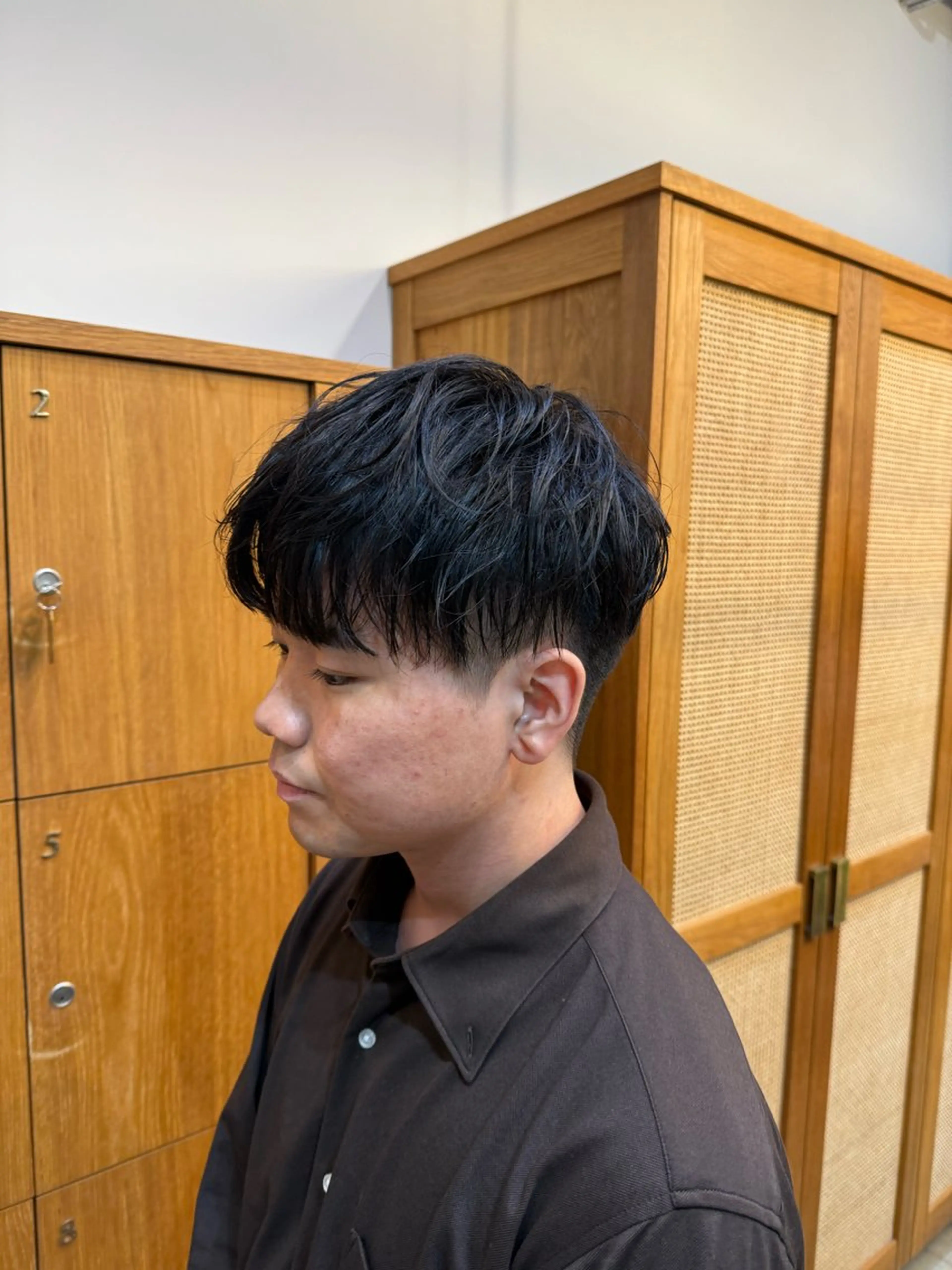 メンズ マッシュ 刈り上げ 明津 桜空のヘアスタイル