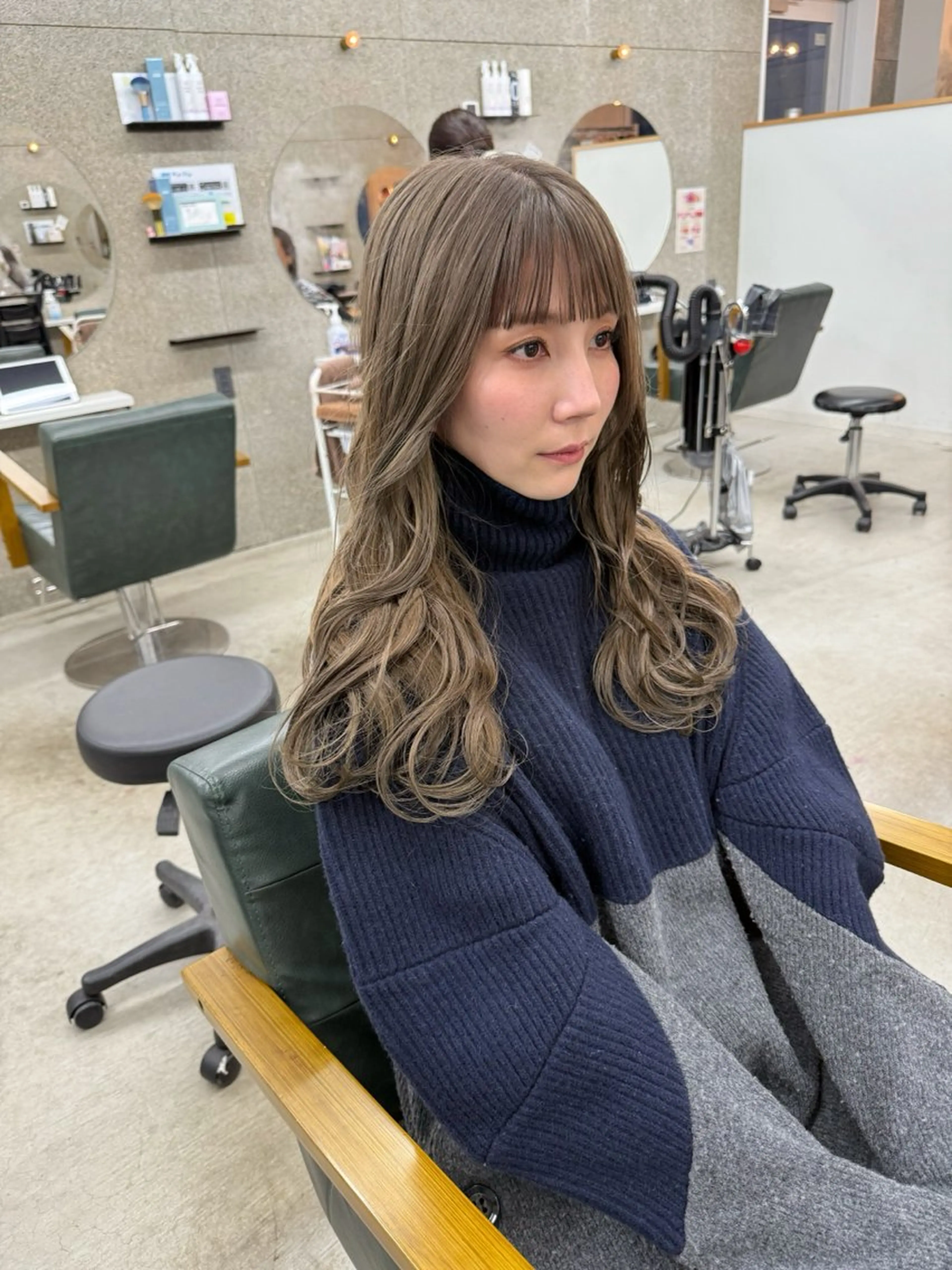ロング カラー ヘアカラー 八谷 将平のヘアスタイル