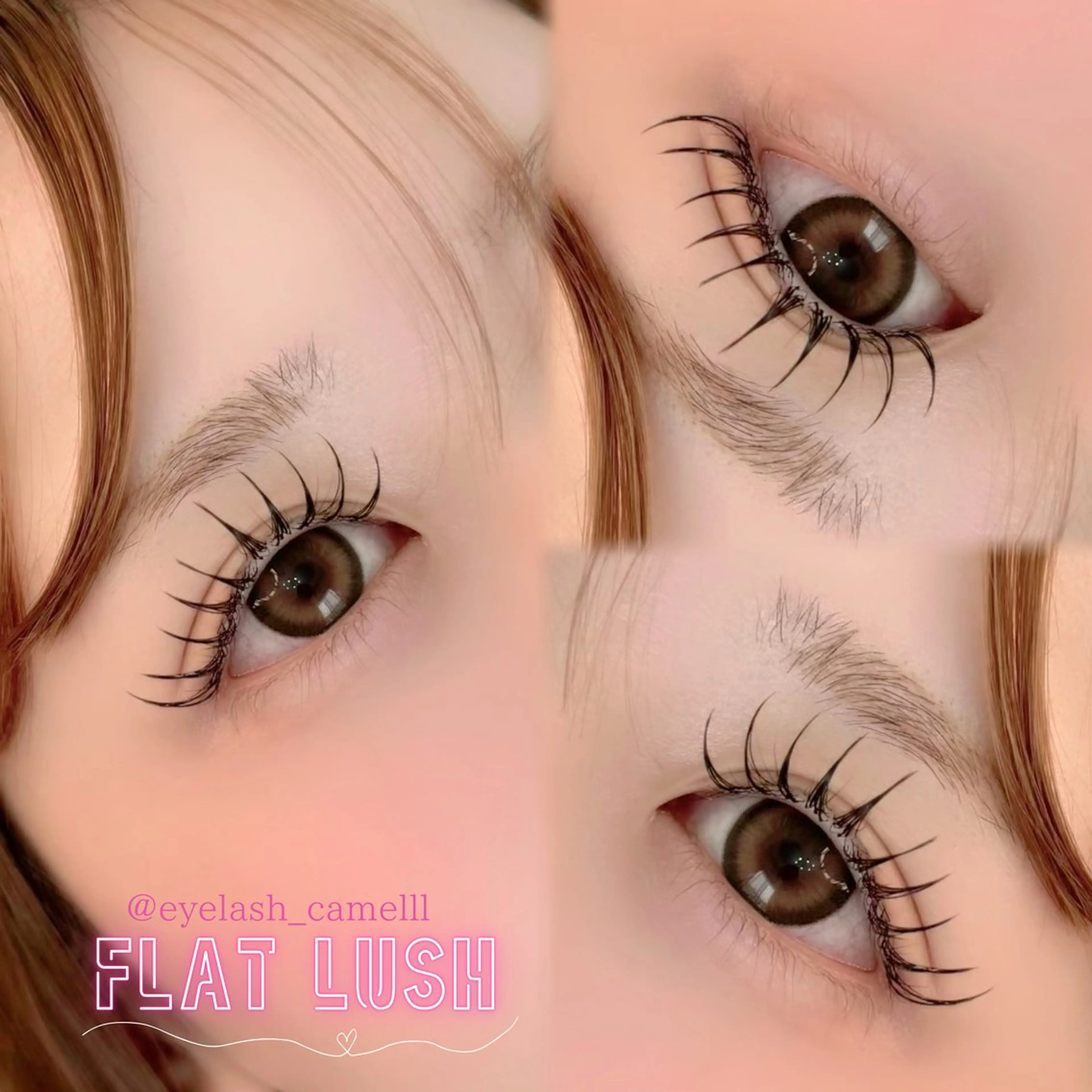 マツエク・マツパ マツエク 【那覇/束感まつ毛 /LED】ｷｬﾒﾙのマツエク・マツパデザイン