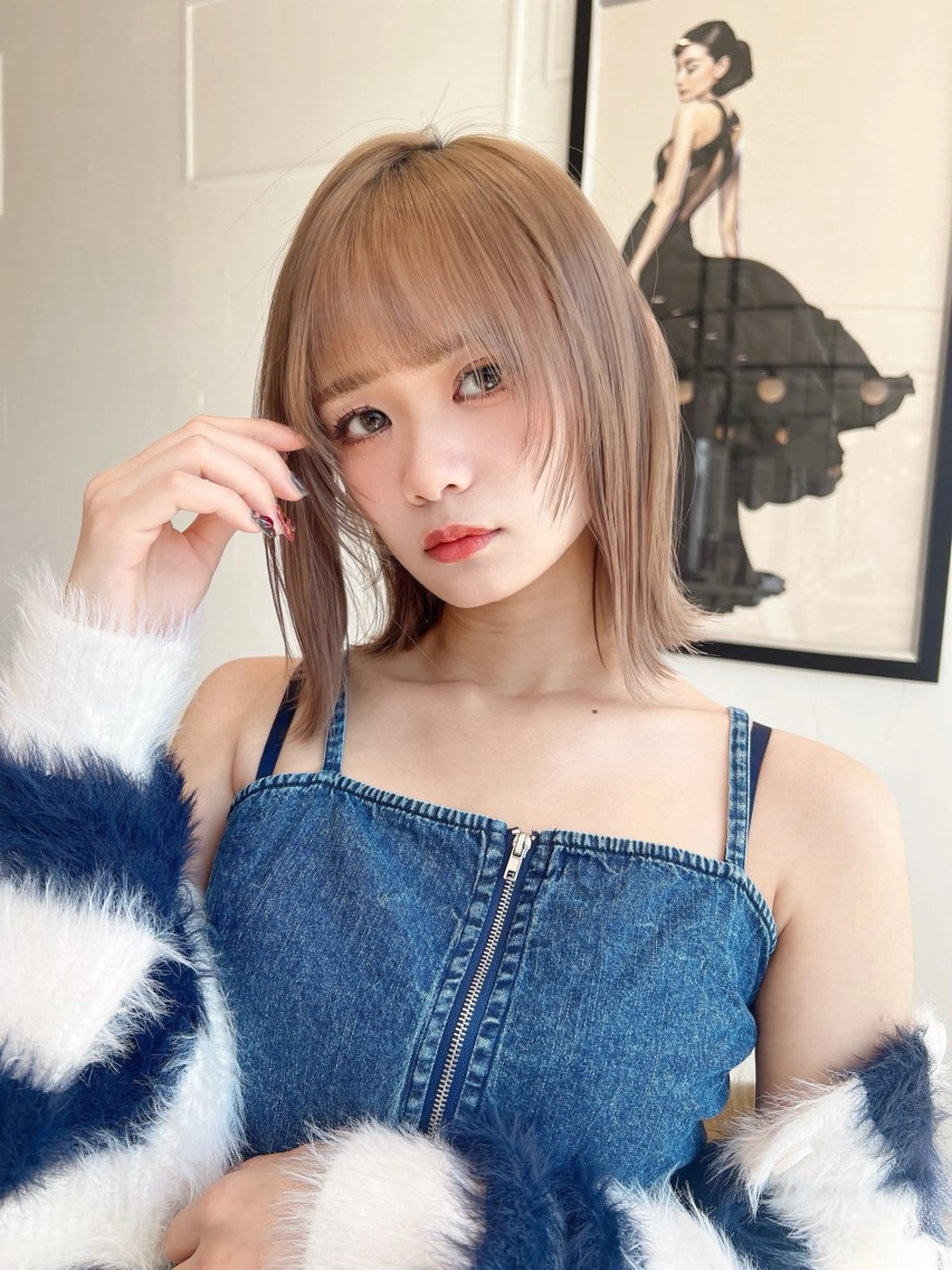 ミディアム 🌷透明感カラー🌷 内田零菜のヘアスタイル