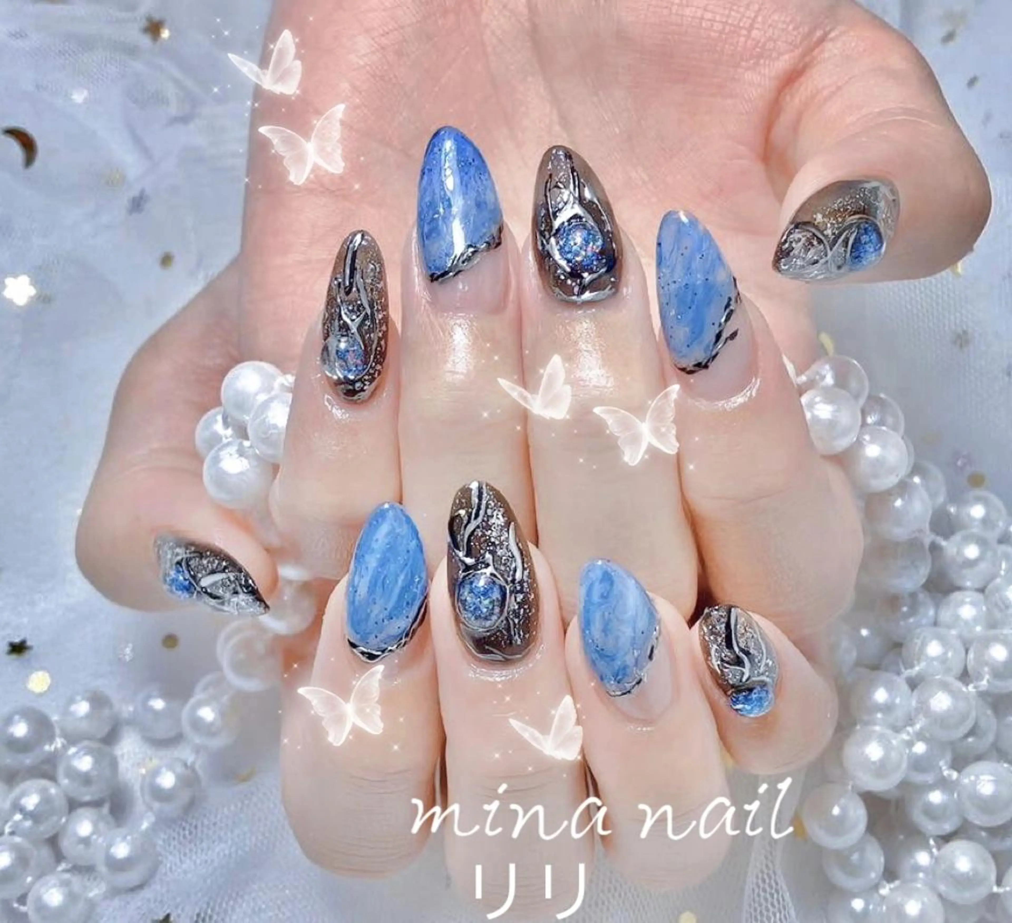 ネイル 🦋チップ長さだし 専門店🦋のネイルデザイン