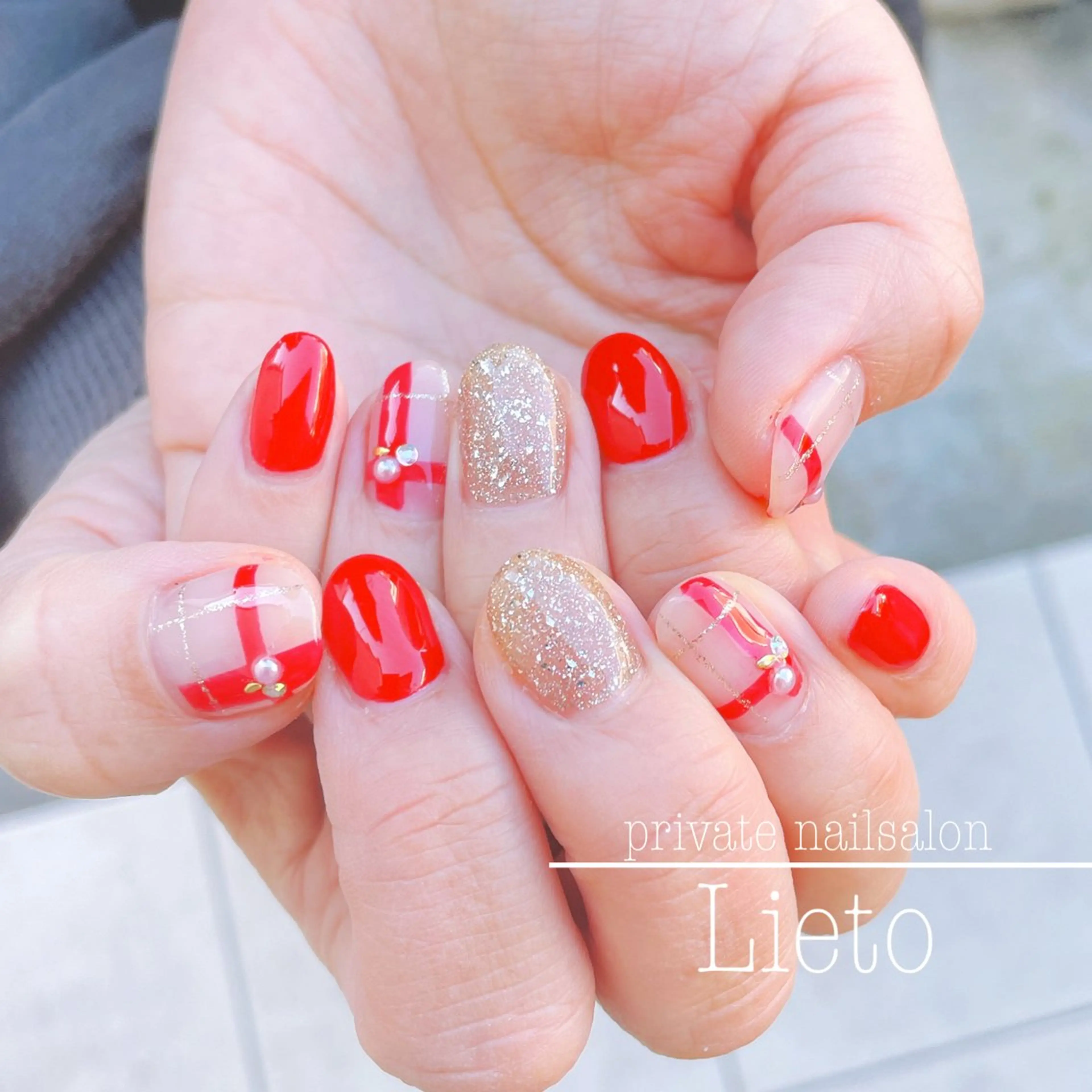 ネイル フラッシュネイル ハンドネイル nailsalon Lietoのネイルデザイン