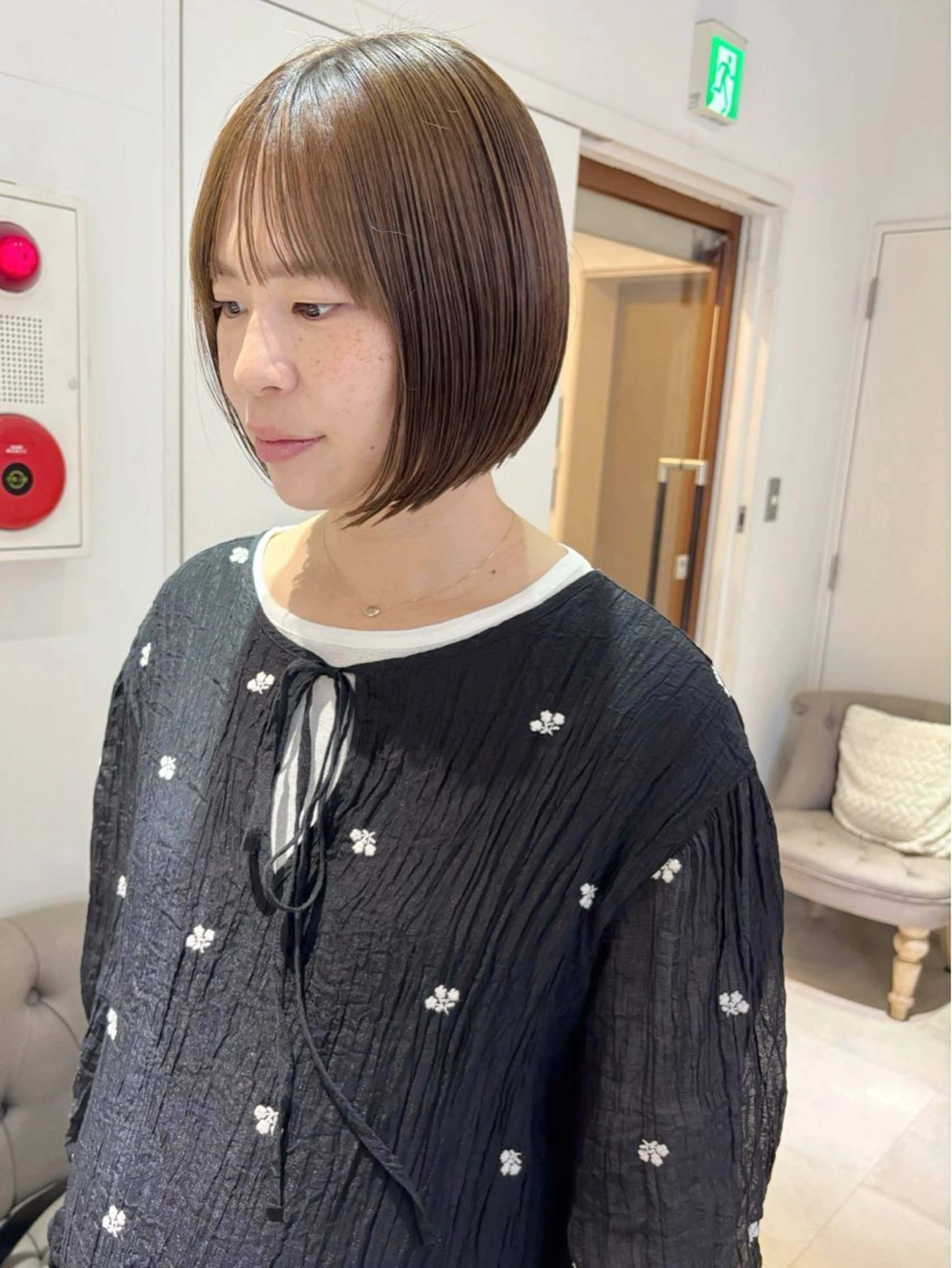 ショート カラー カット ヘアカラー トリートメント 齋藤 咲のヘアスタイル