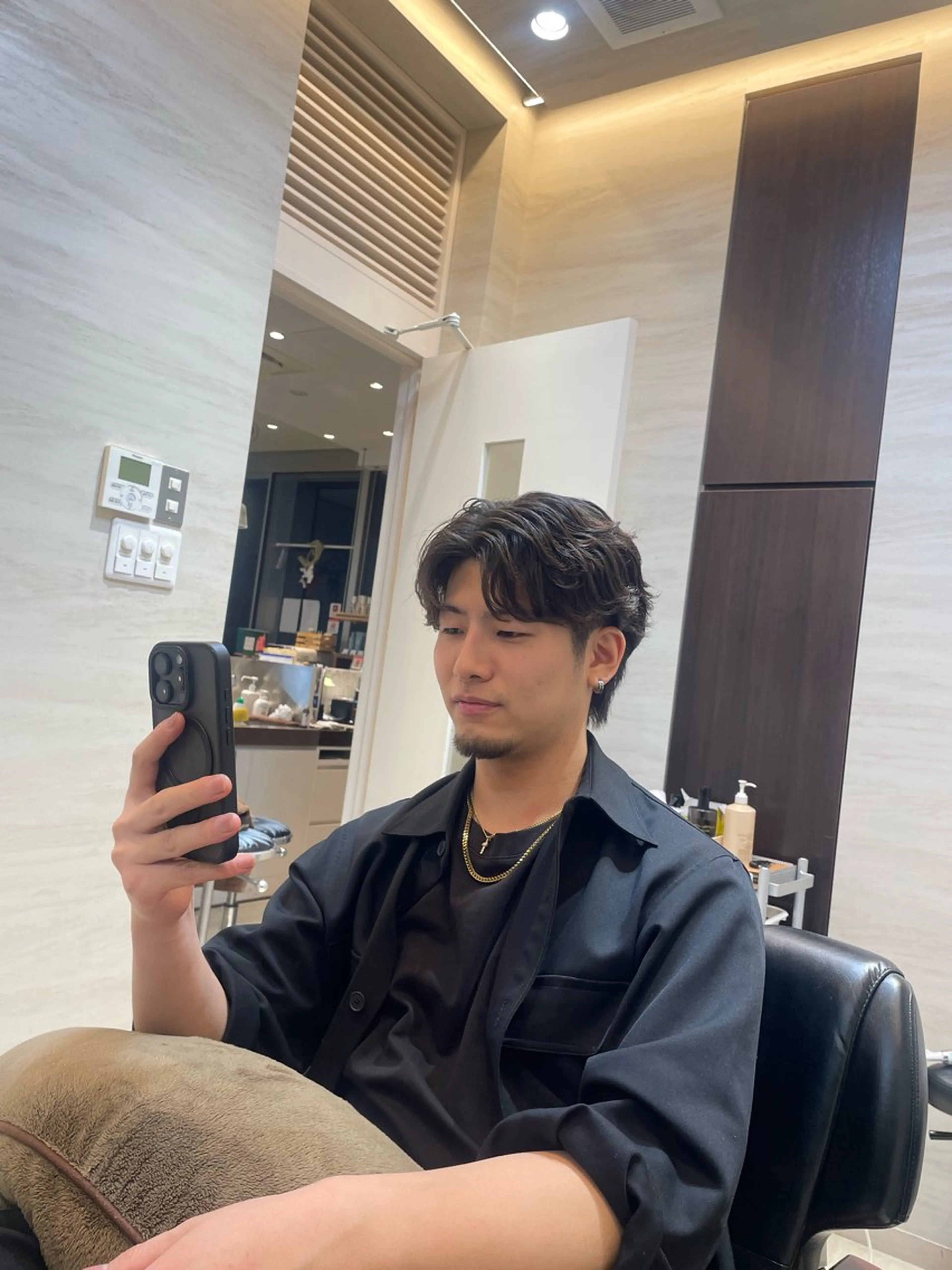 パーマ メンズ HONDA AVEDA hair&spa ジョイナステラス二俣川店所属・🌿HONDA🌿 相馬 勇心のヘアスタイル