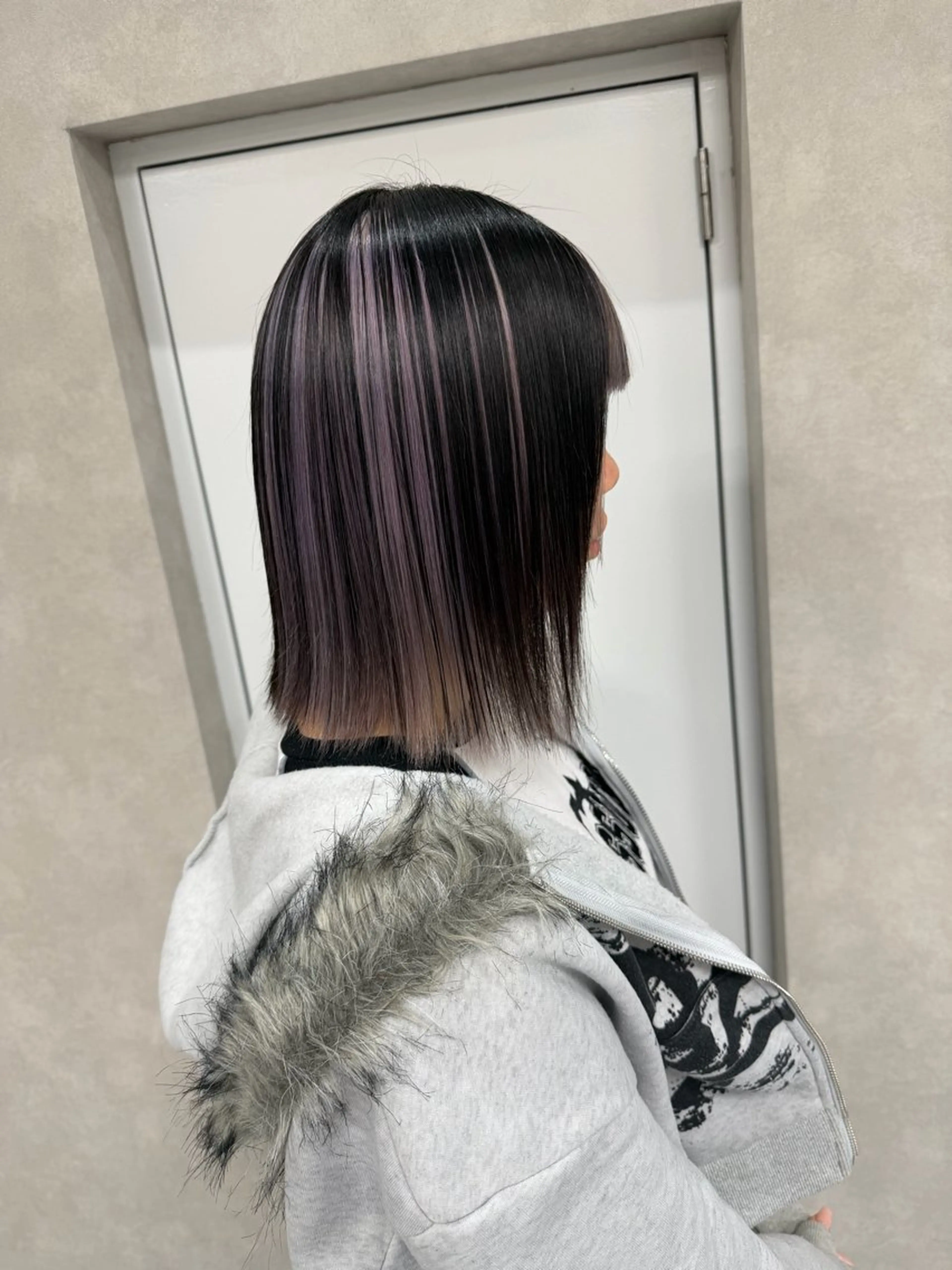 ミディアム カラー ブリーチ 髪質改善 トリートメント カット ヘアカラー トリートメント 髪質改善/縮毛矯正 /レイヤー岡部のヘアスタイル