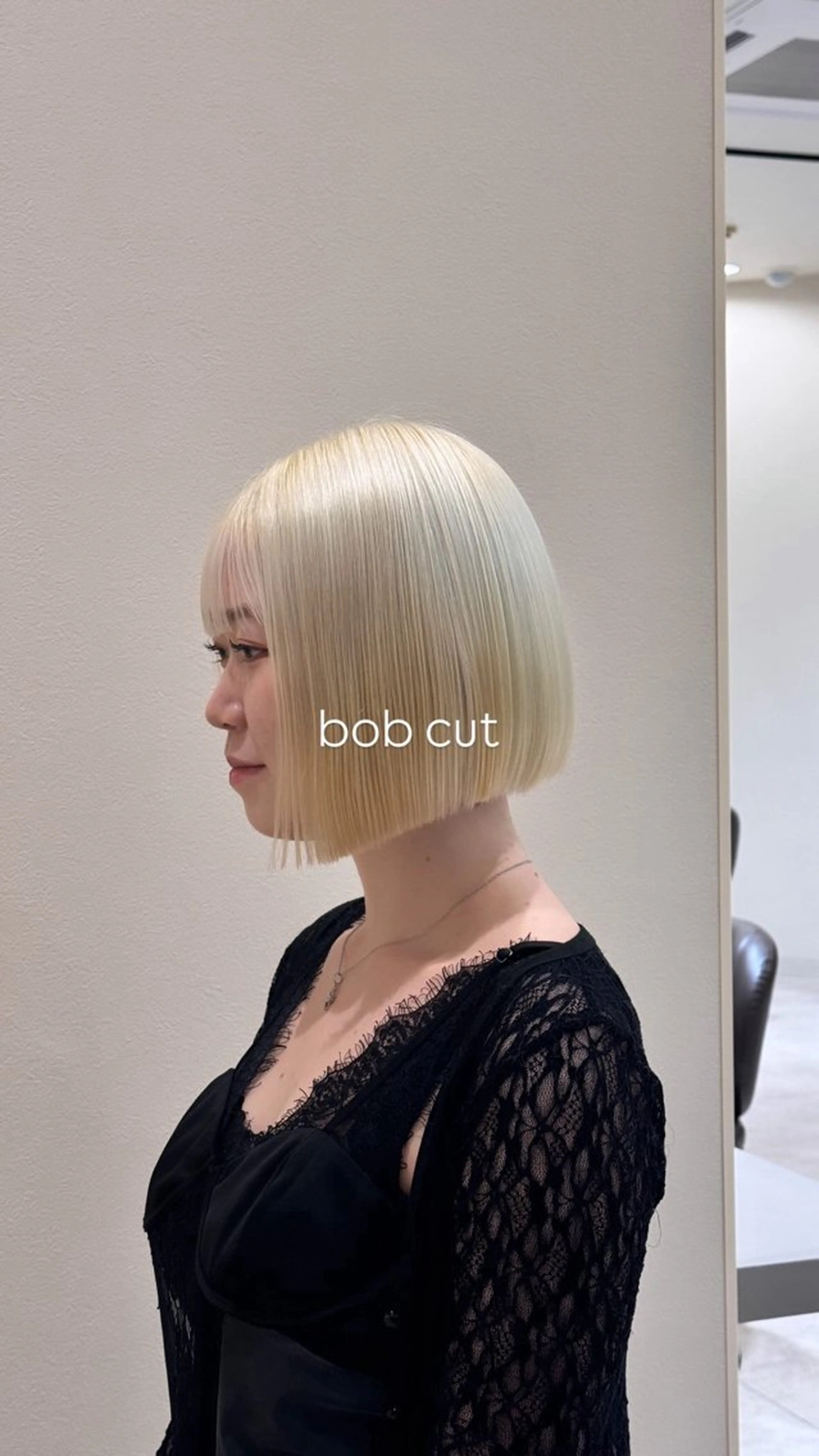 ミディアム 切りっぱなしボブ ボブ 山﨑 寛大のヘアスタイル