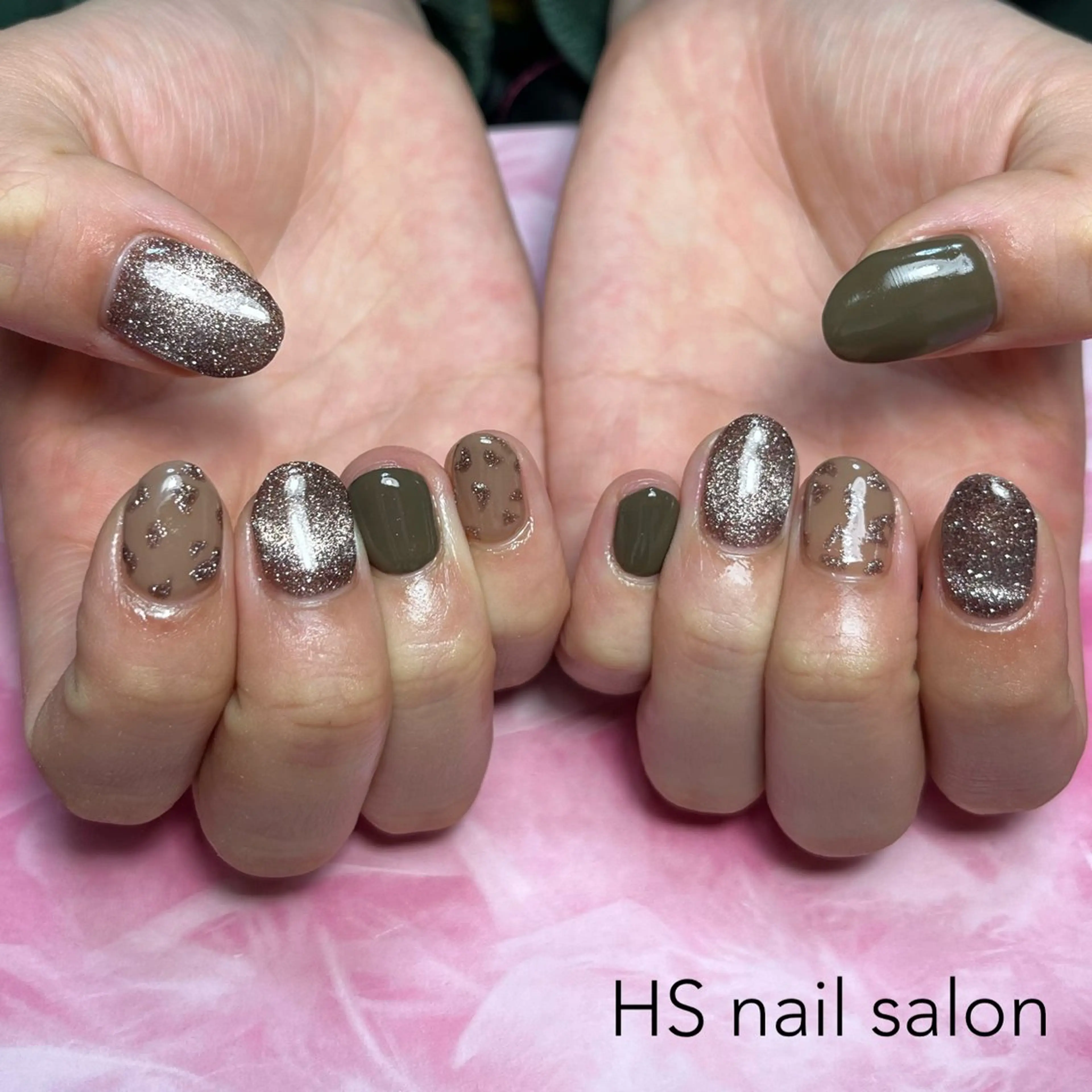 ショート ハンドネイル hs nail salonのネイルデザイン