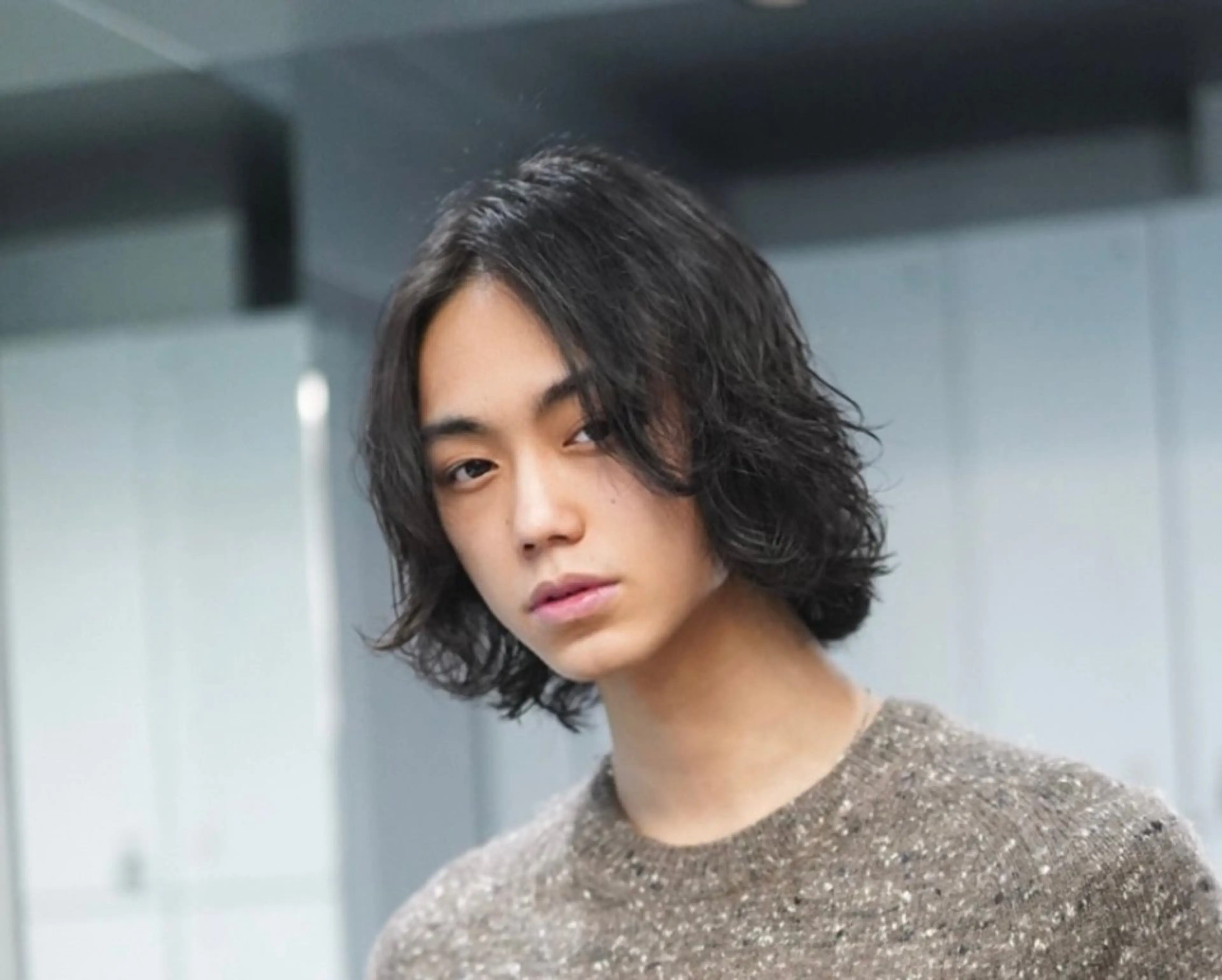 ロング パーマ ヘアアレンジ メンズ fifth 石川 凪のヘアスタイル