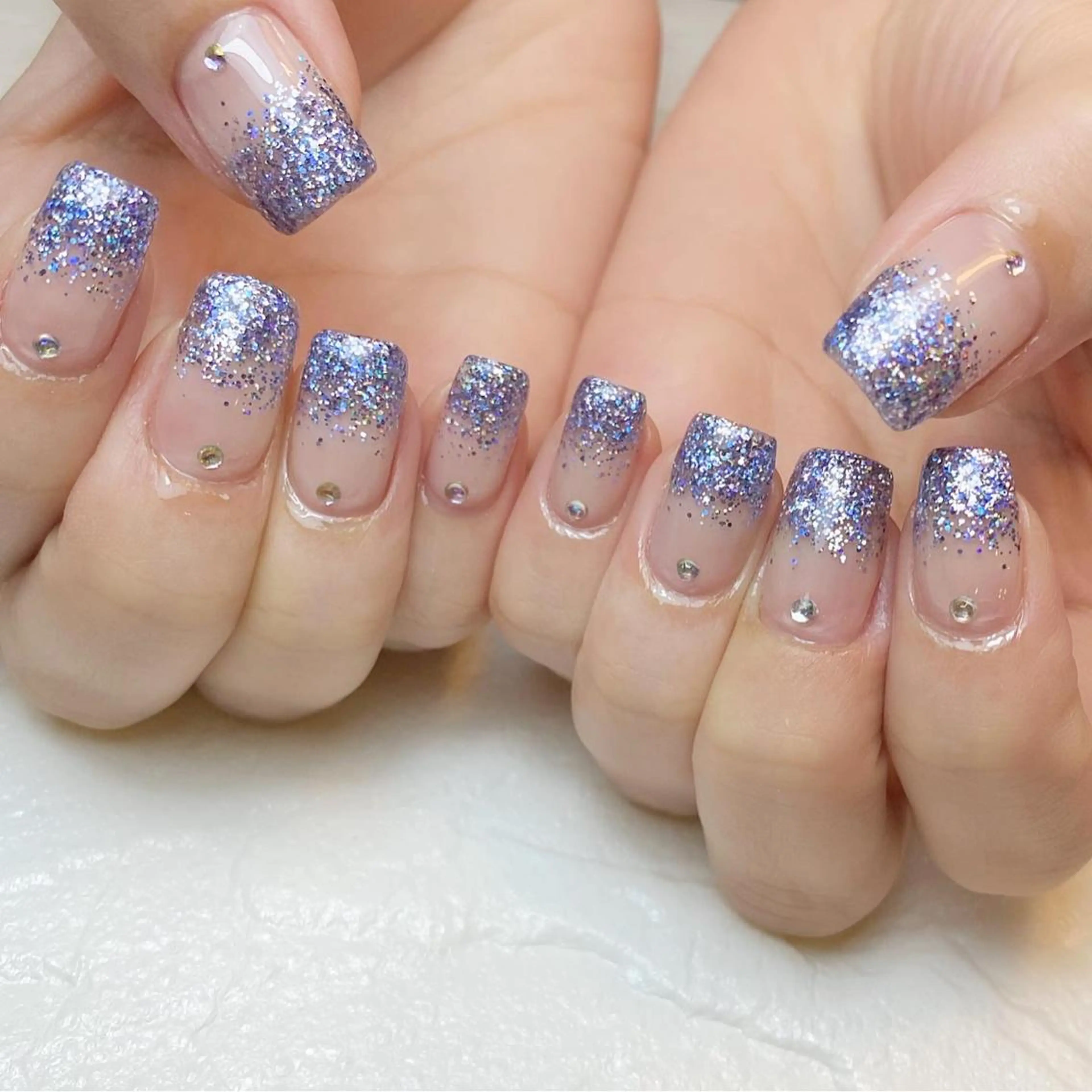 ネイル ラメ(グリッター) ハンドネイル Nail ameria megu所属・ameria meguのネイルデザイン