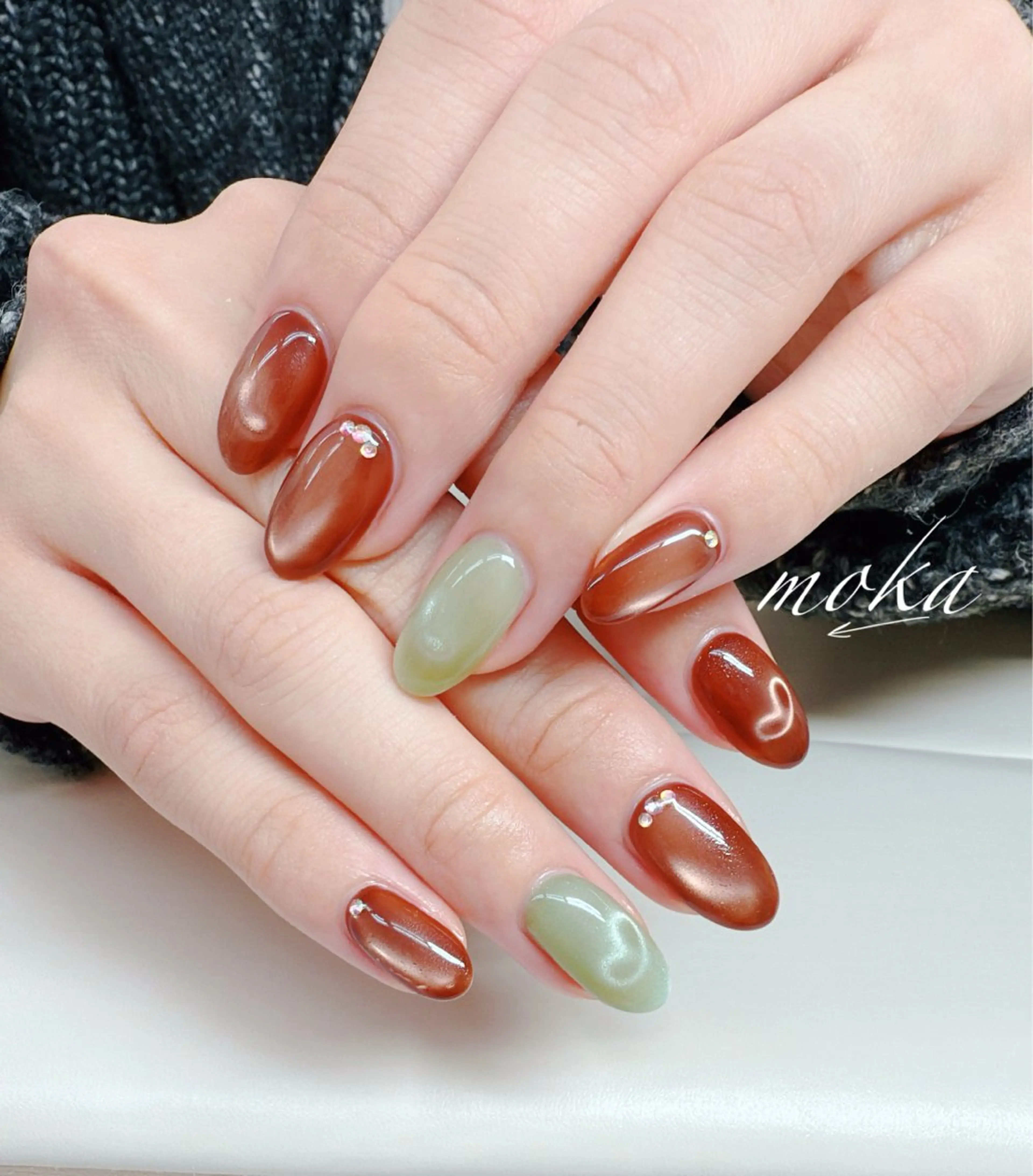 ネイル 胡蝶蘭レディースサロ ンNailMOKAのネイルデザイン