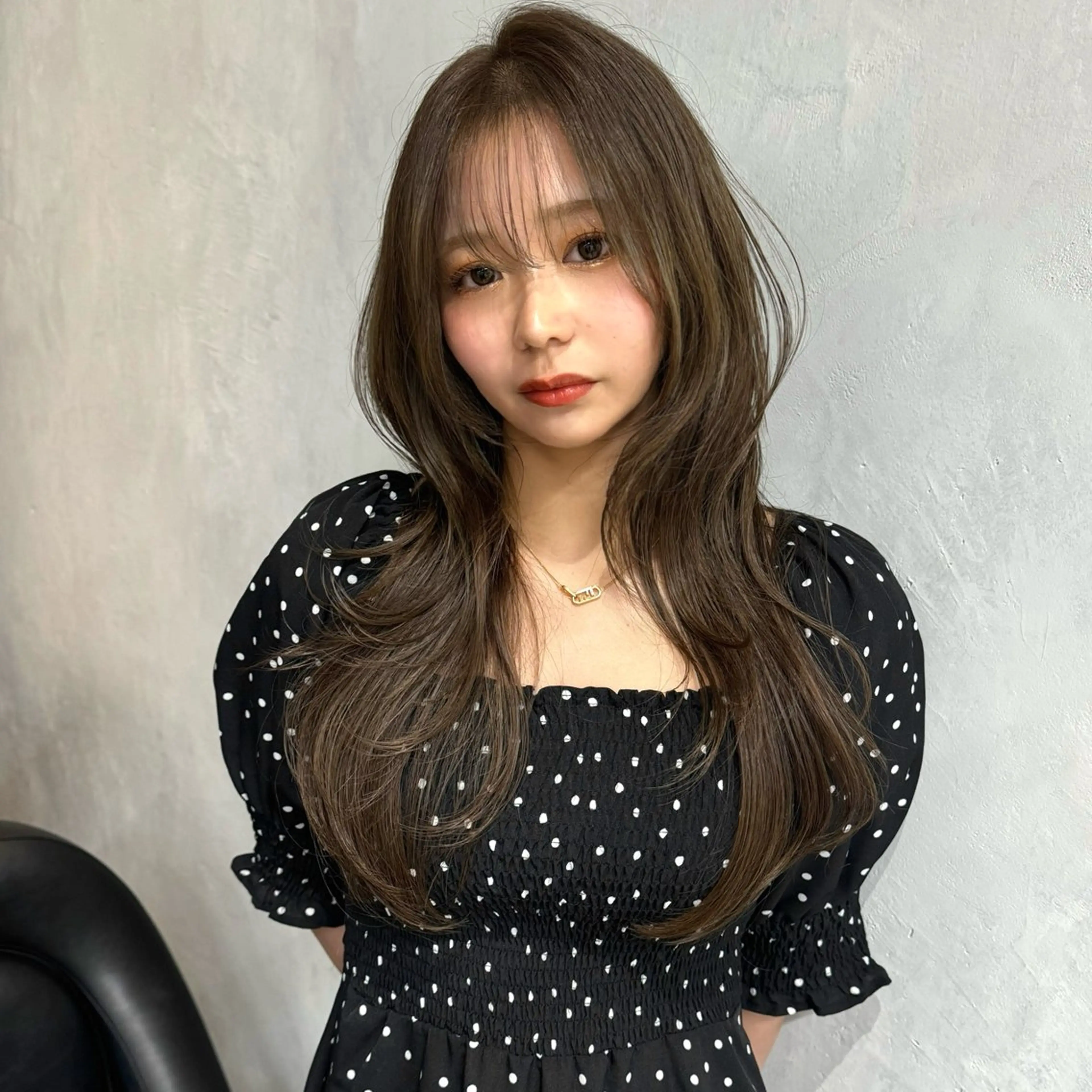 ロング カラー カット ヘアカラー トリートメント 本場の韓国ヘア 🇰🇷 中尾 崇人のヘアスタイル