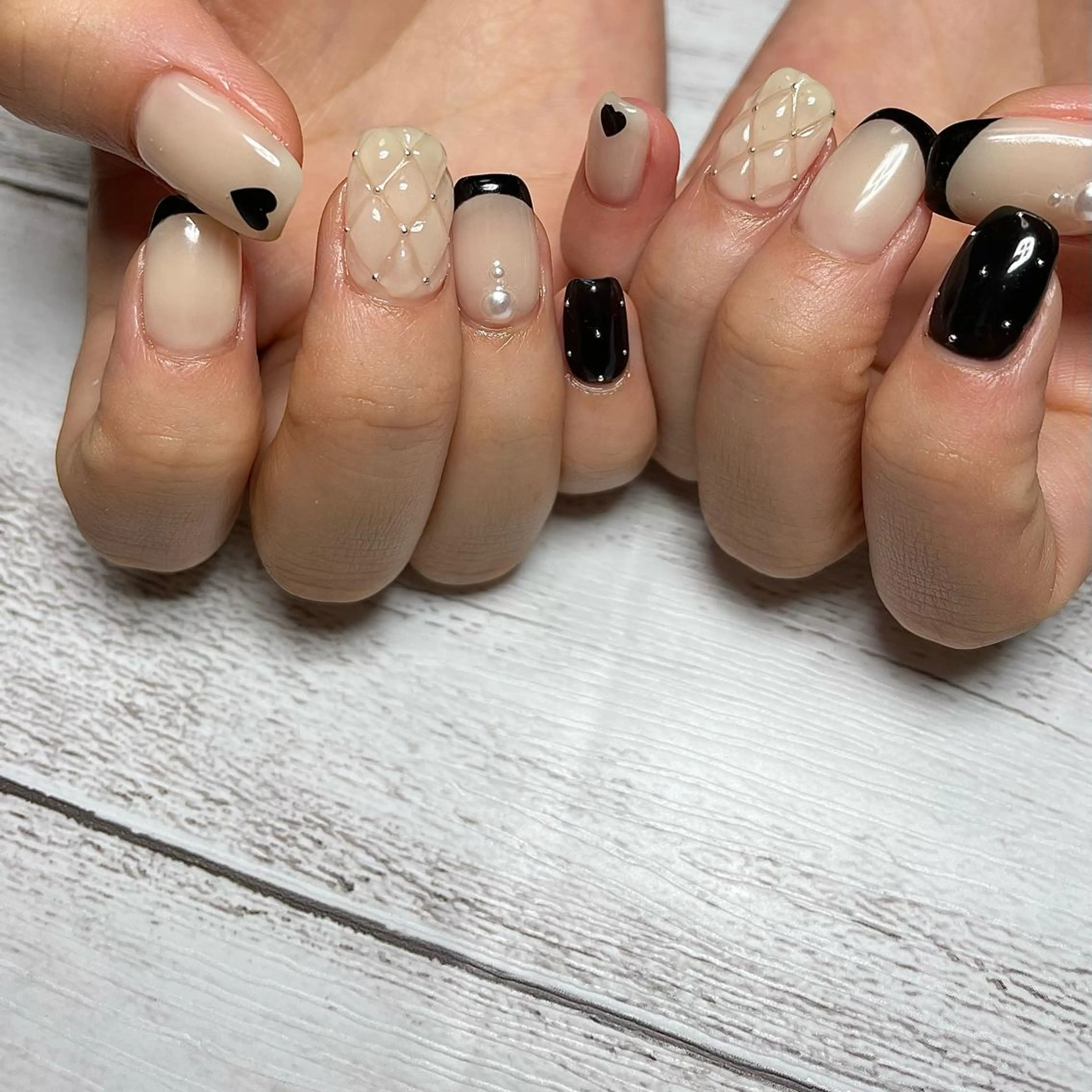 ネイル 持ち込み ハンドネイル Nailsalon BLOOM🌷 山崎のネイルデザイン