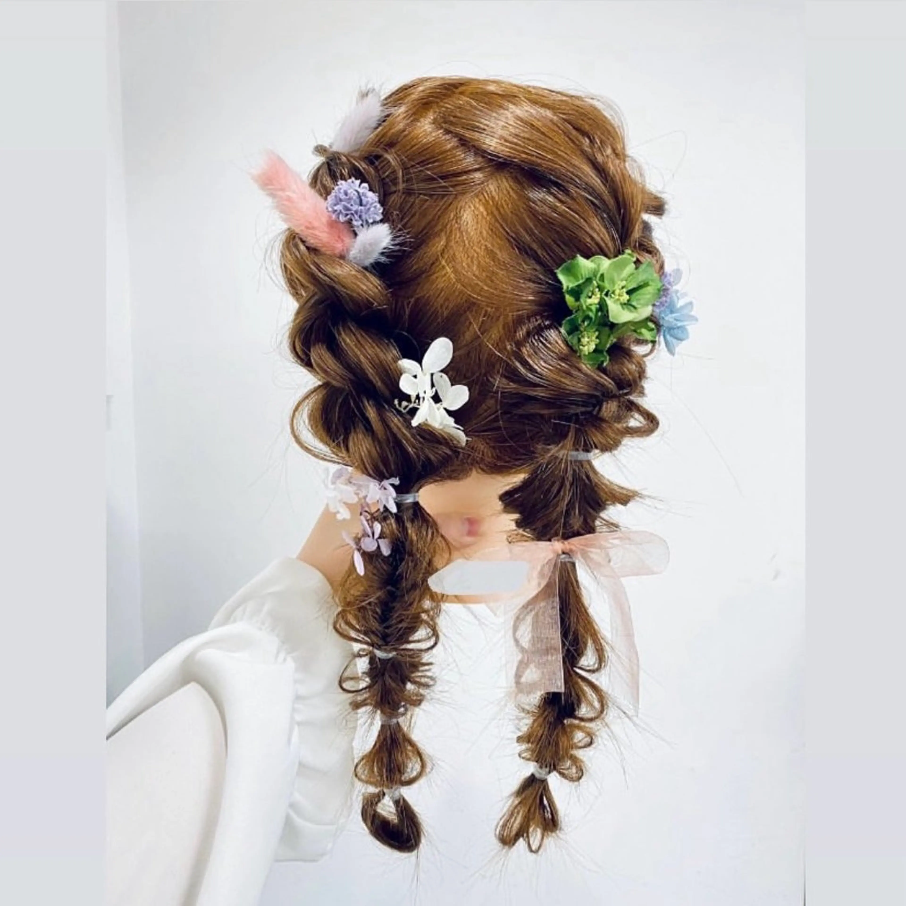 ヘアアレンジ Yu-ka🌼*･ カラー縮毛矯正❣️のヘアスタイル