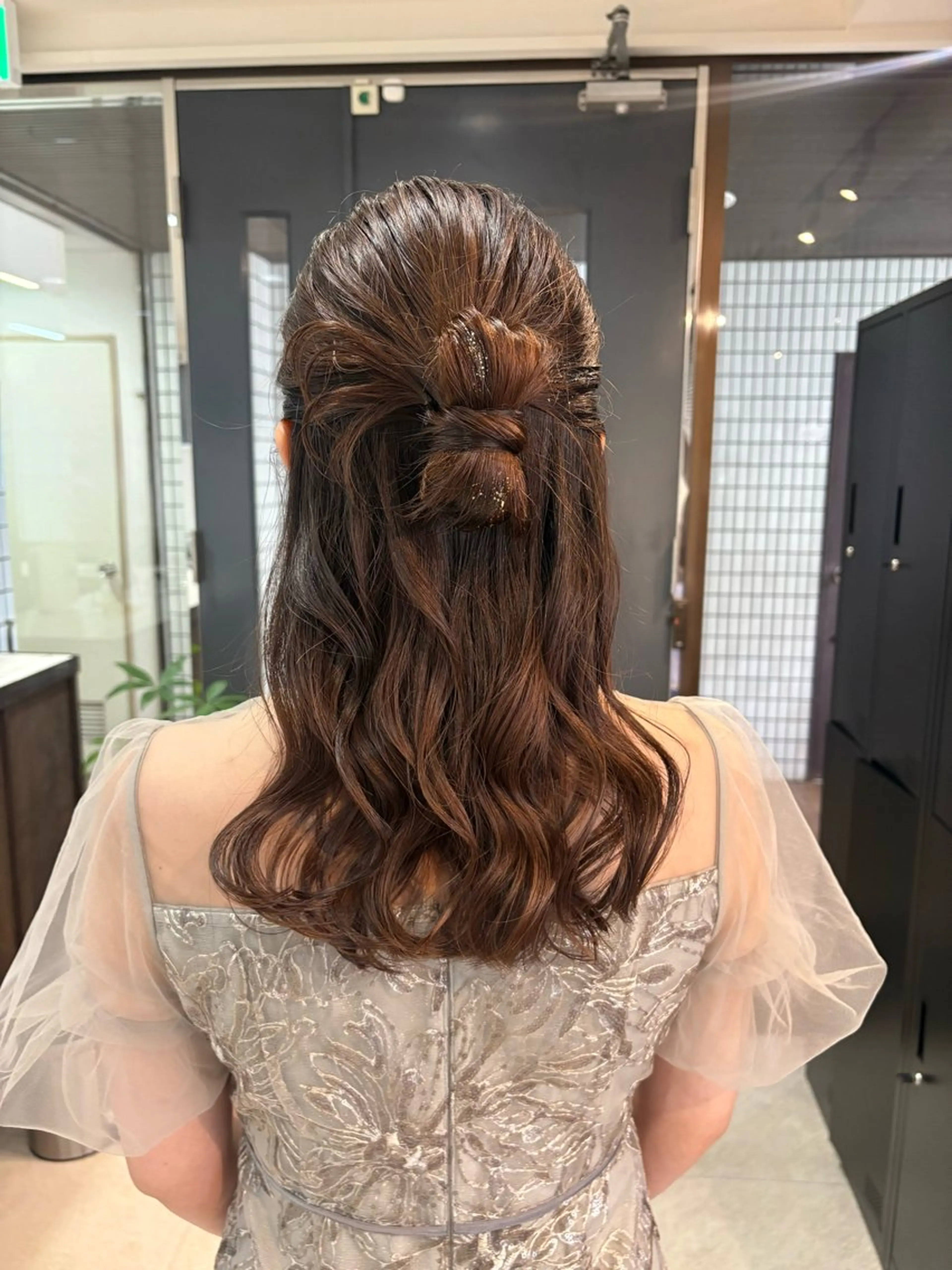 セミロング ヘアアレンジ ヘアセット SHICUNE /ミホのヘアスタイル