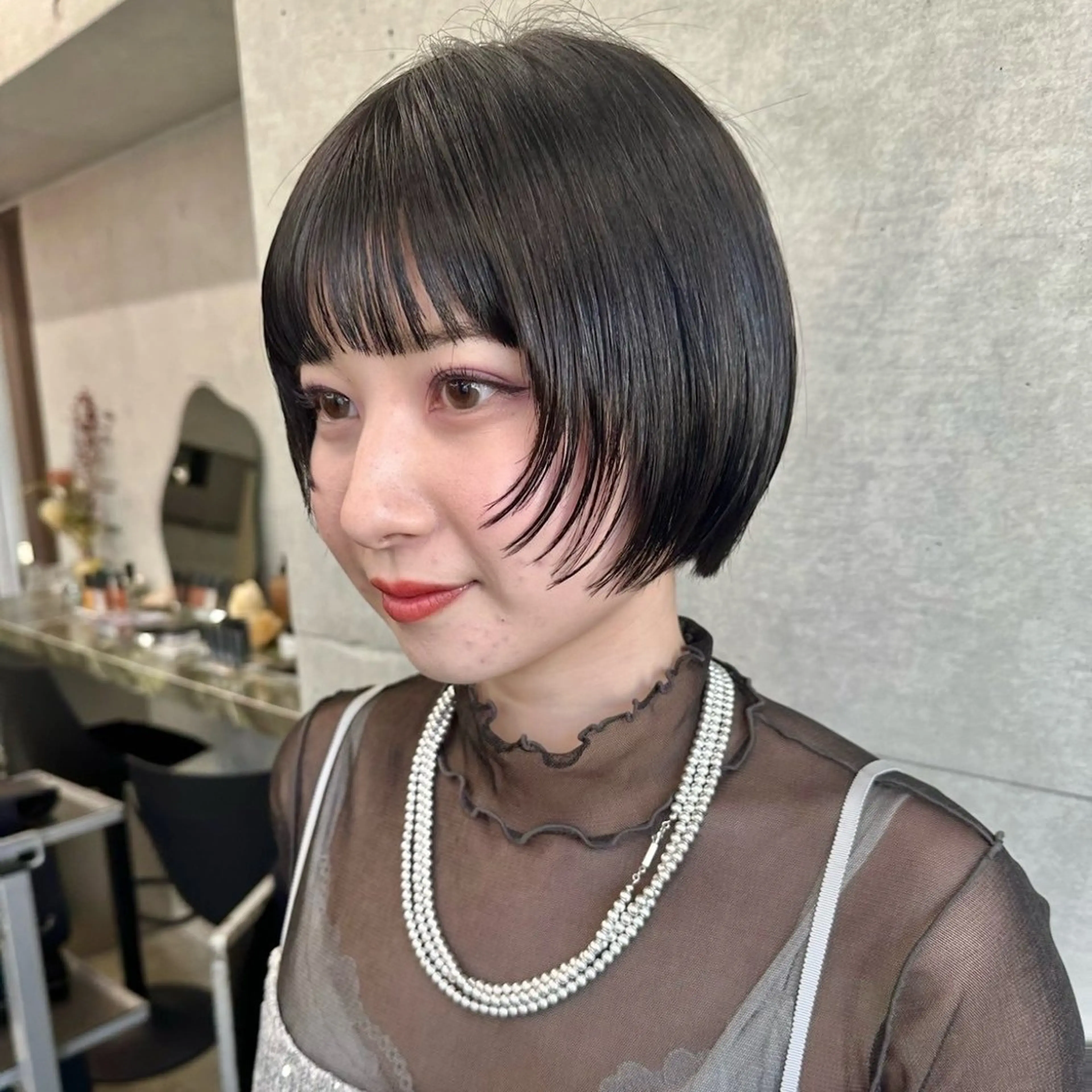 ショート カラー Hiroto/表参道 /暗髪/モード♠️のヘアスタイル