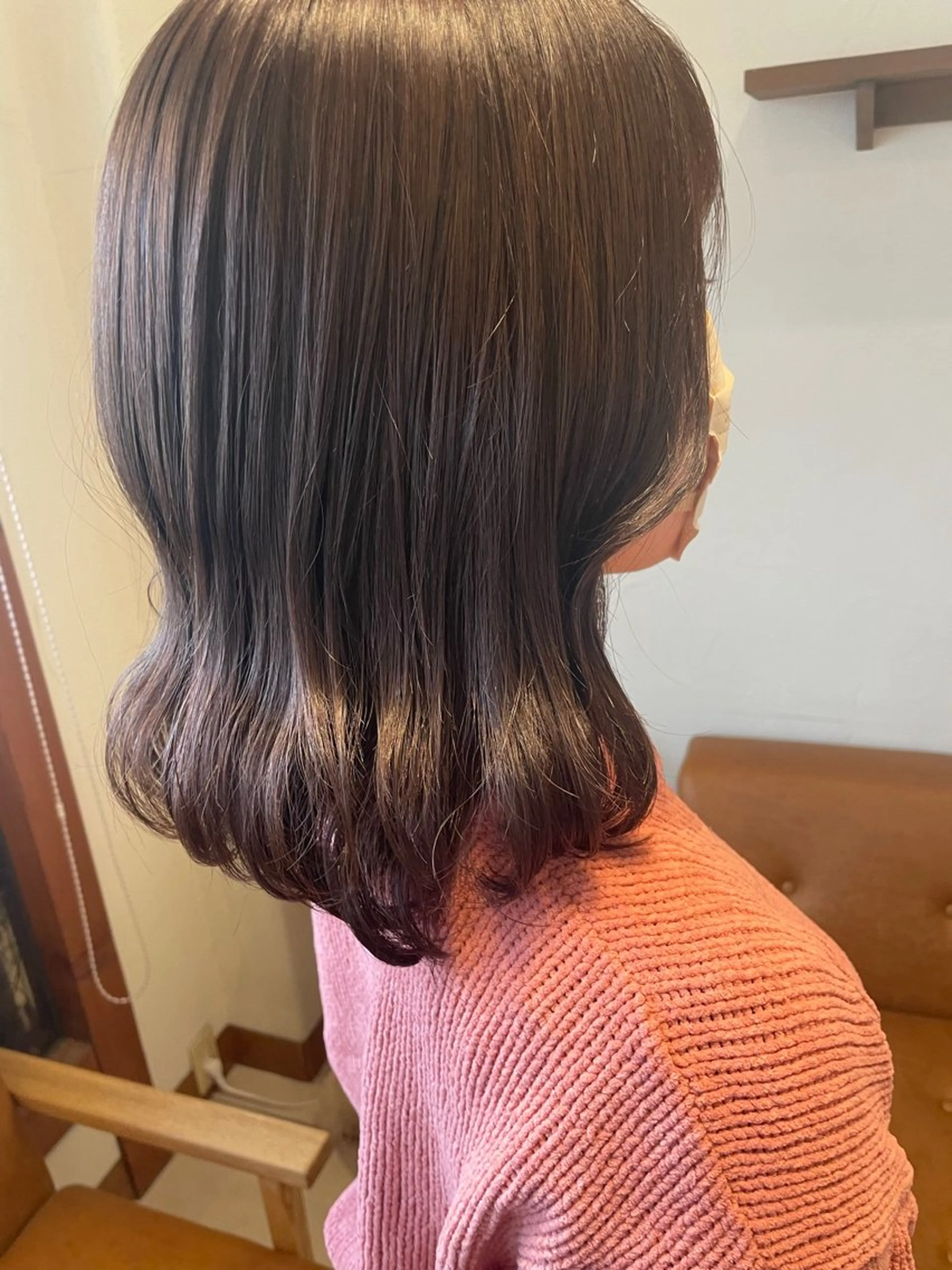 ミディアム カラー 片山千晴✨ツヤ髪カラ ー✨顔まわりカット✨のヘアスタイル