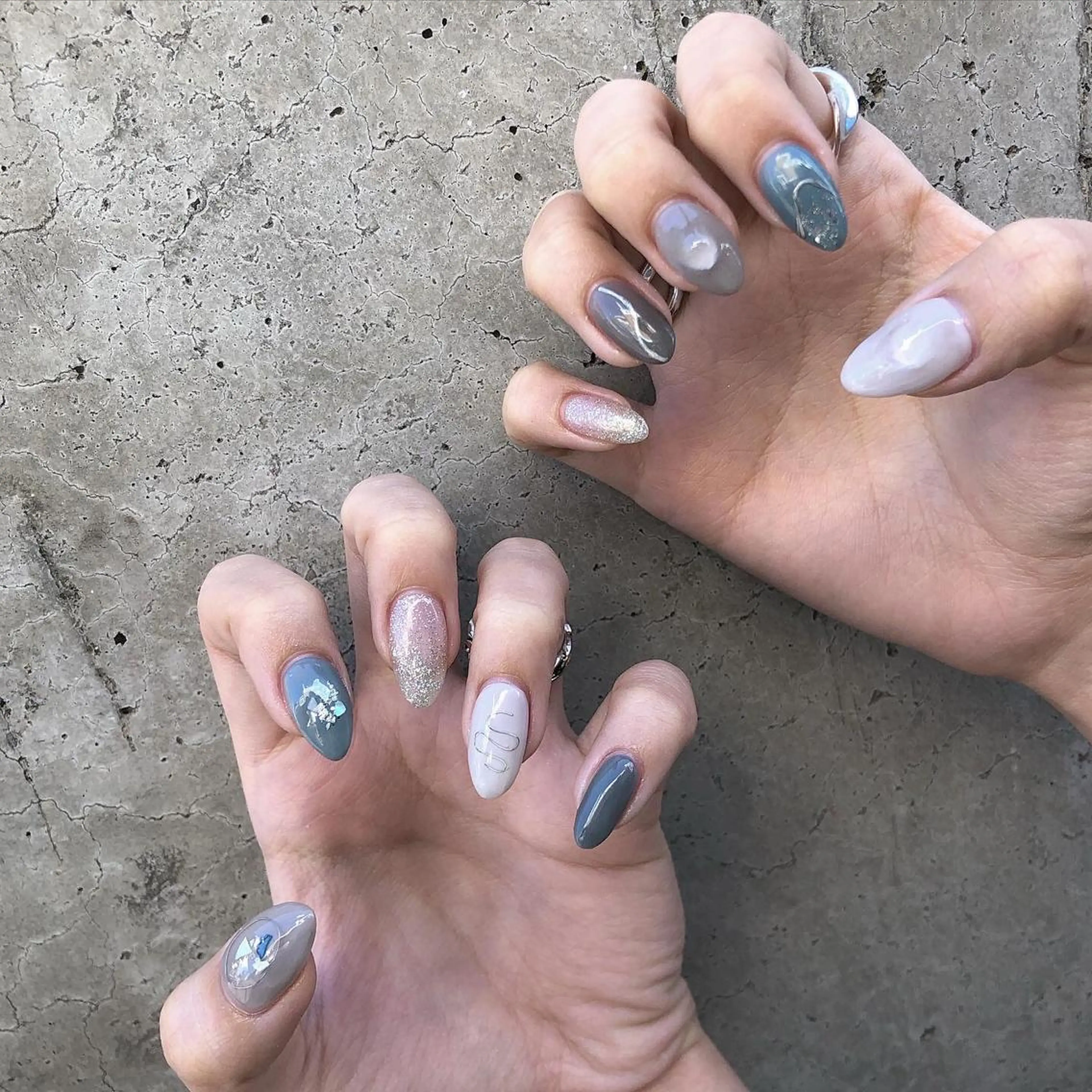ネイル ニュアンスネイル nail salon granveilのネイルデザイン