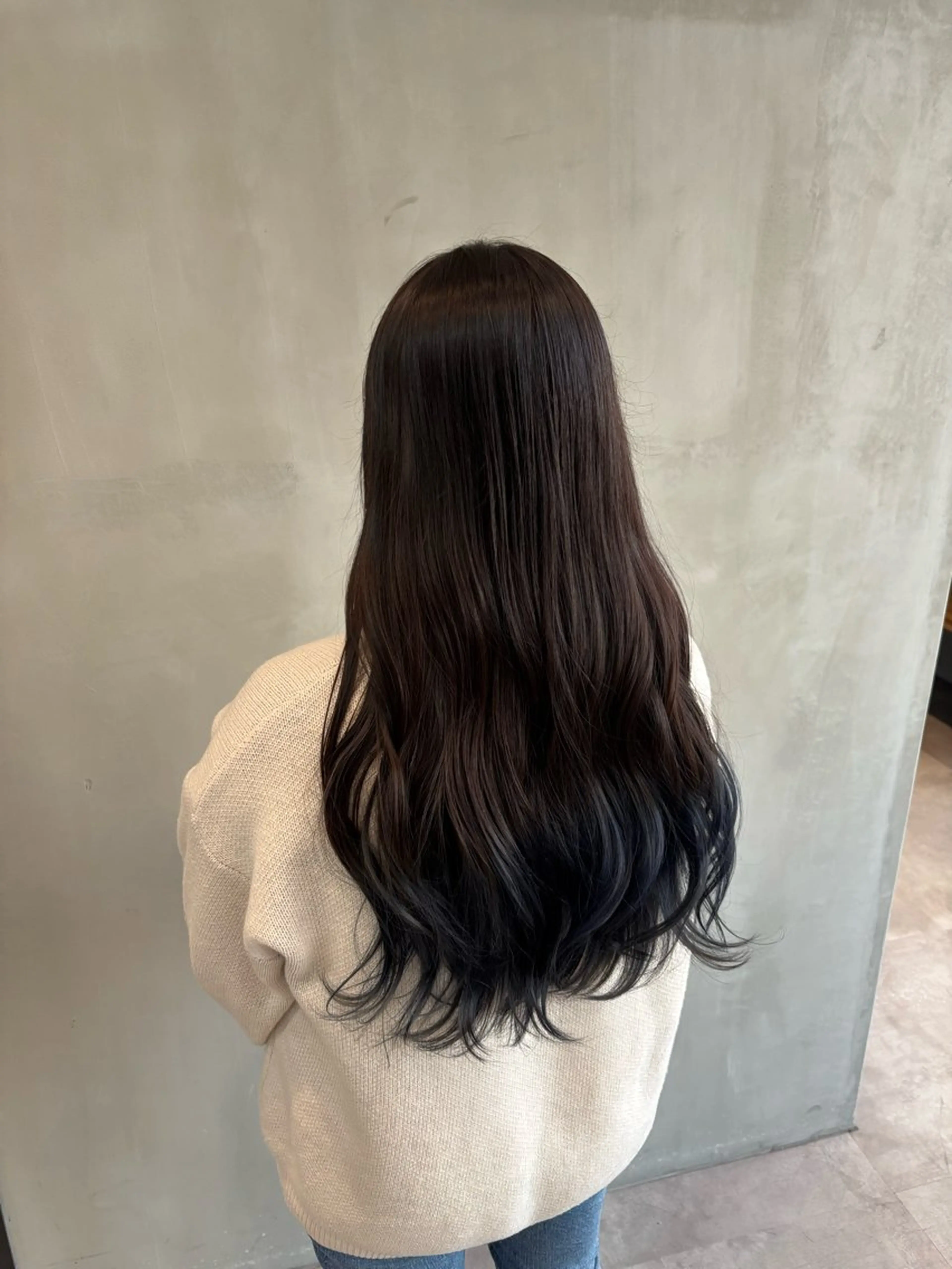ロング カラー ヘアカラー 片平 帆香のヘアスタイル