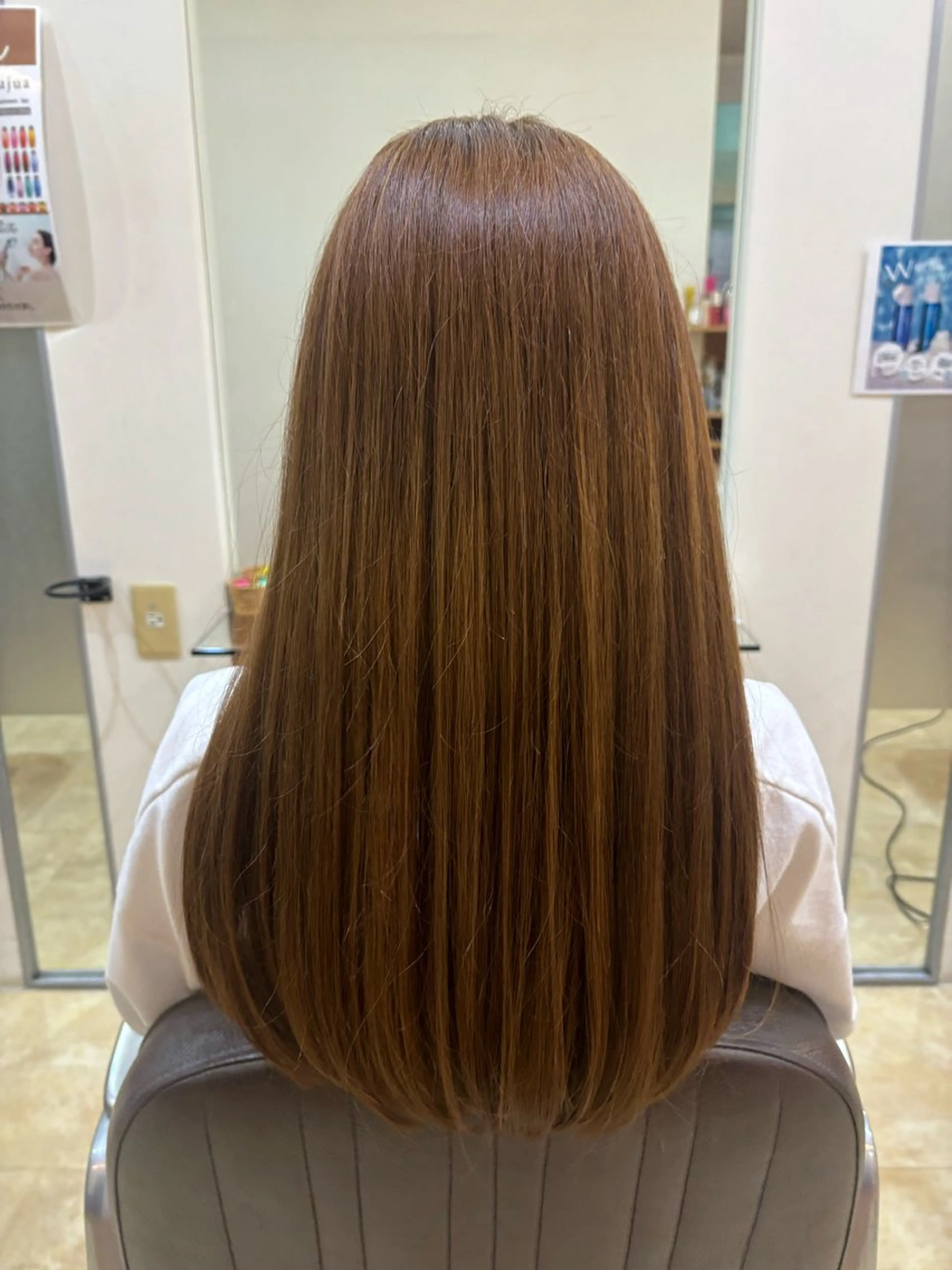 ロング カラー 亀山 来未のヘアスタイル