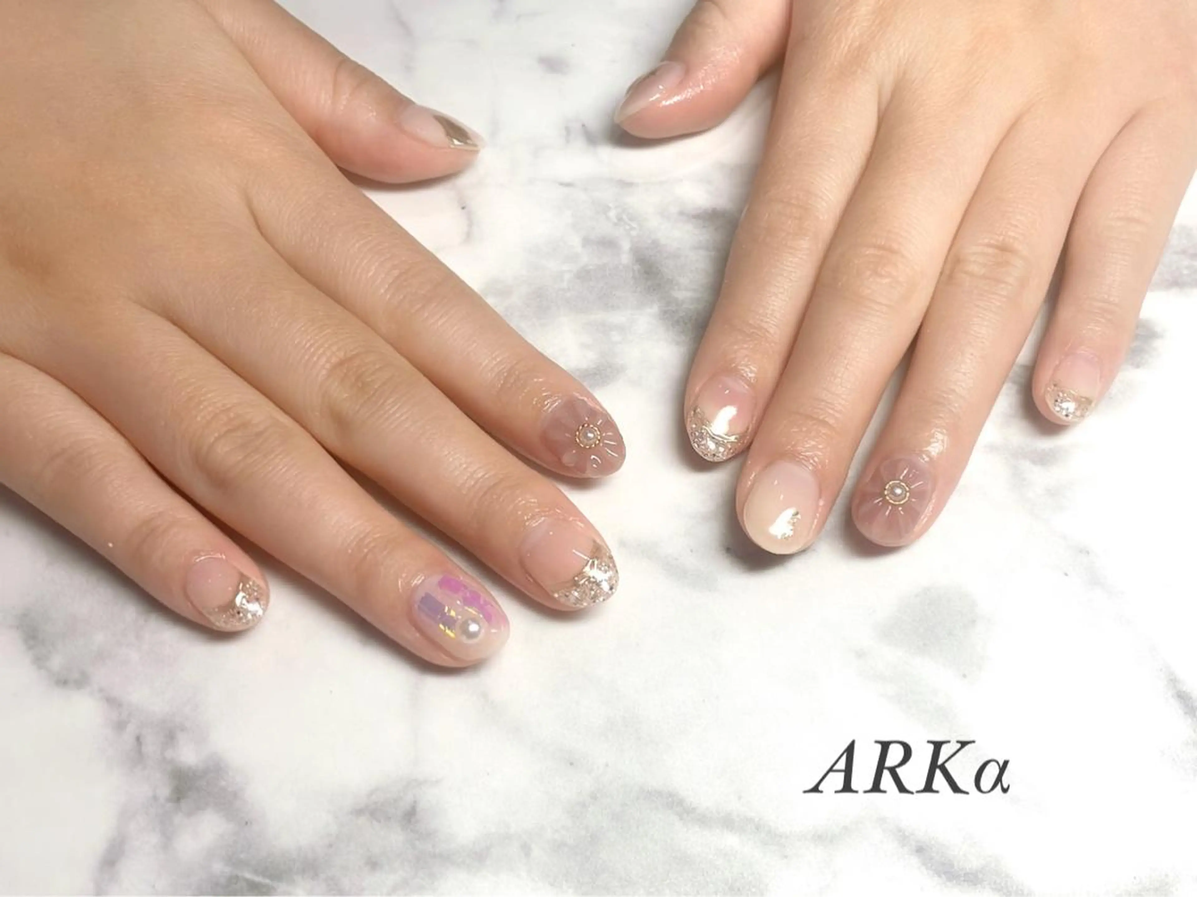 ネイル ハンドネイル ARKα Nishiのネイルデザイン