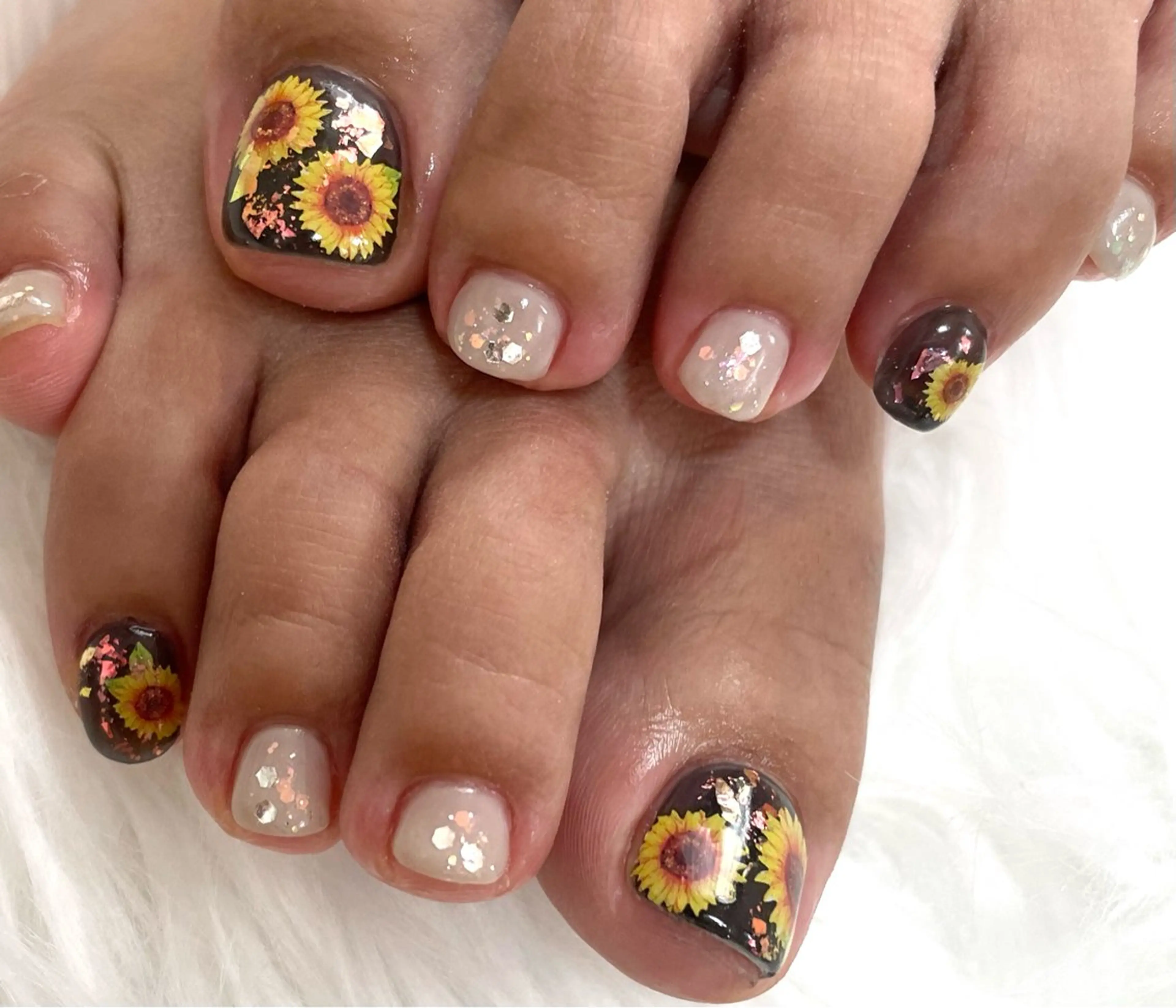 ネイル フットネイル nail salon HIRUKANAのネイルデザイン