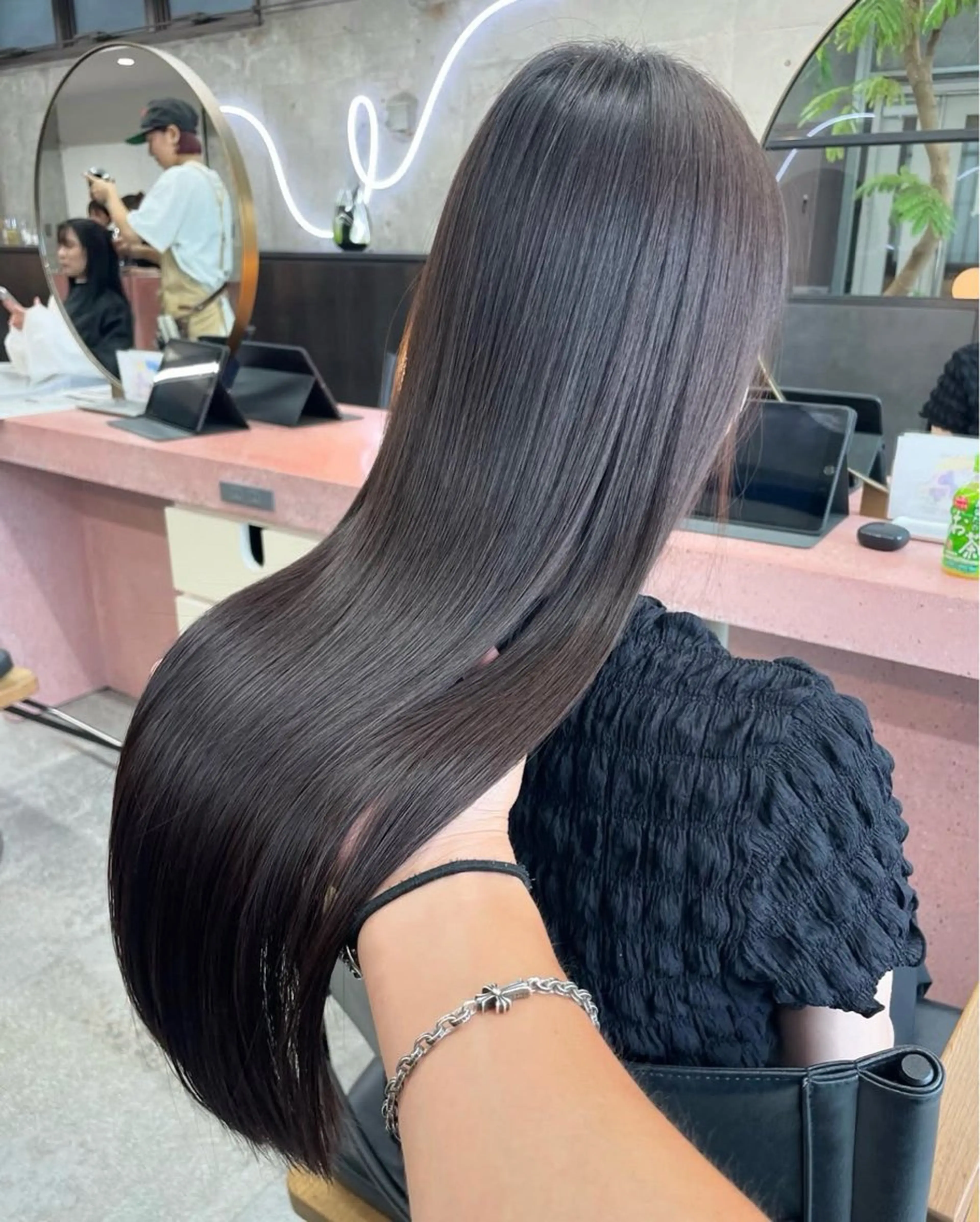 ロング カラー 酸性ストレート ヘアカラー 縮毛矯正 トリートメント 伊藤ほのか/パーマ /酸性ストレートのヘアスタイル