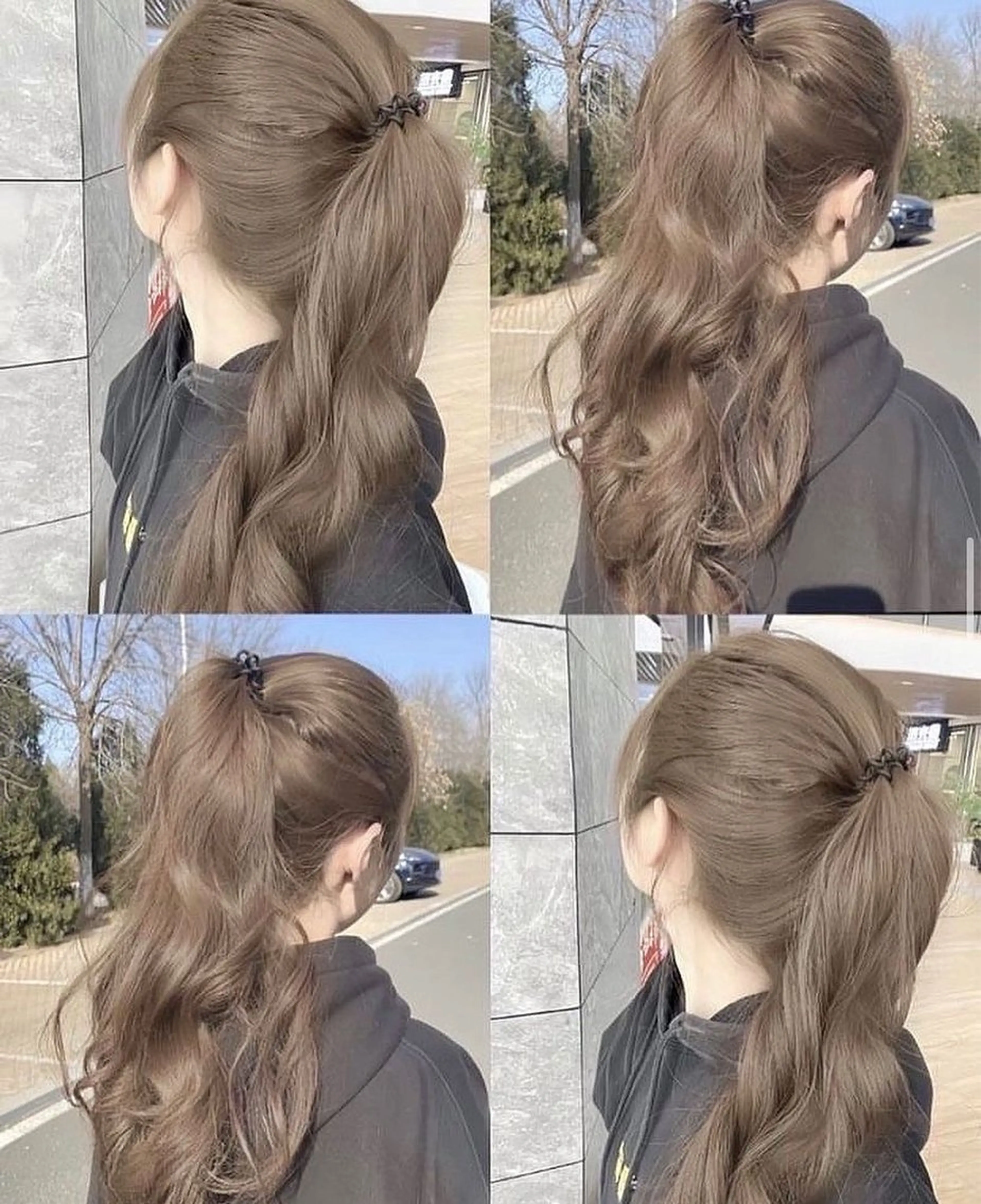 ミディアム カラー ヘアアレンジ 透明感カラー カット ヘアカラー トリートメント mina 🌷のヘアスタイル