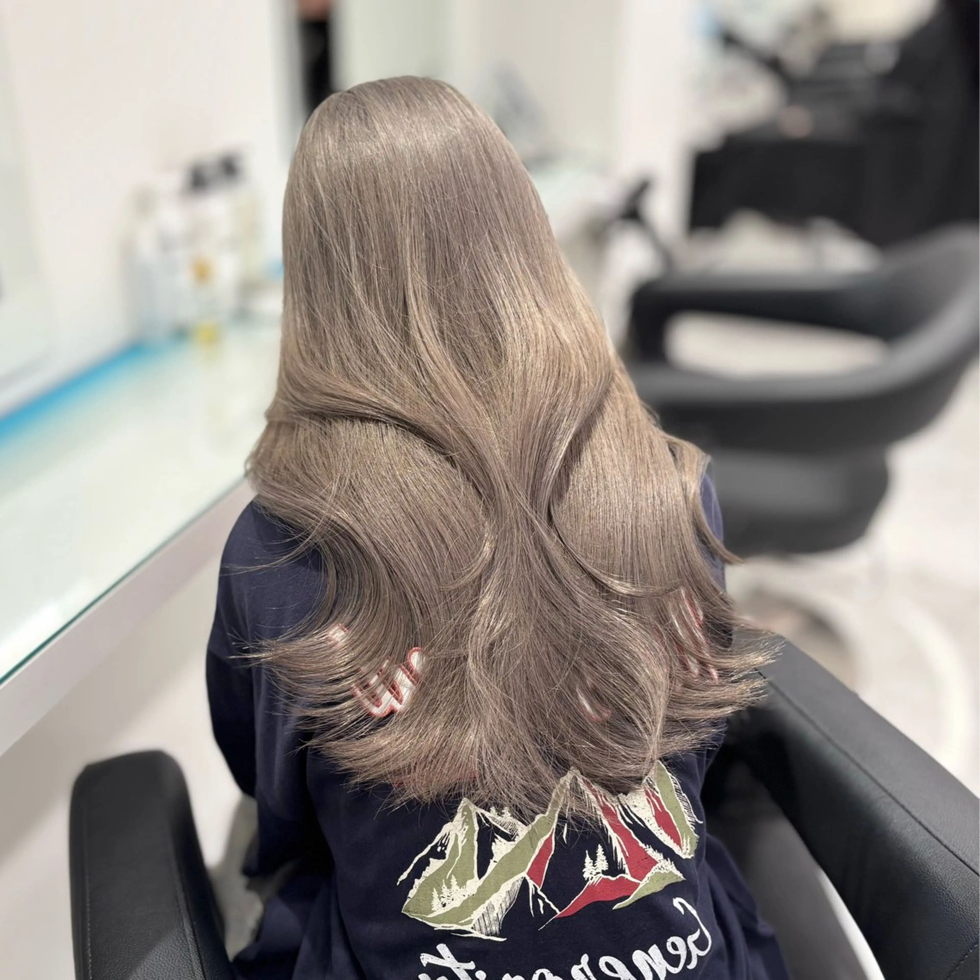 ロング カラー パーマ ヘアアレンジ メンズ ヘアカラー ♡ 𝐑𝐈𝐎♡のヘアスタイル