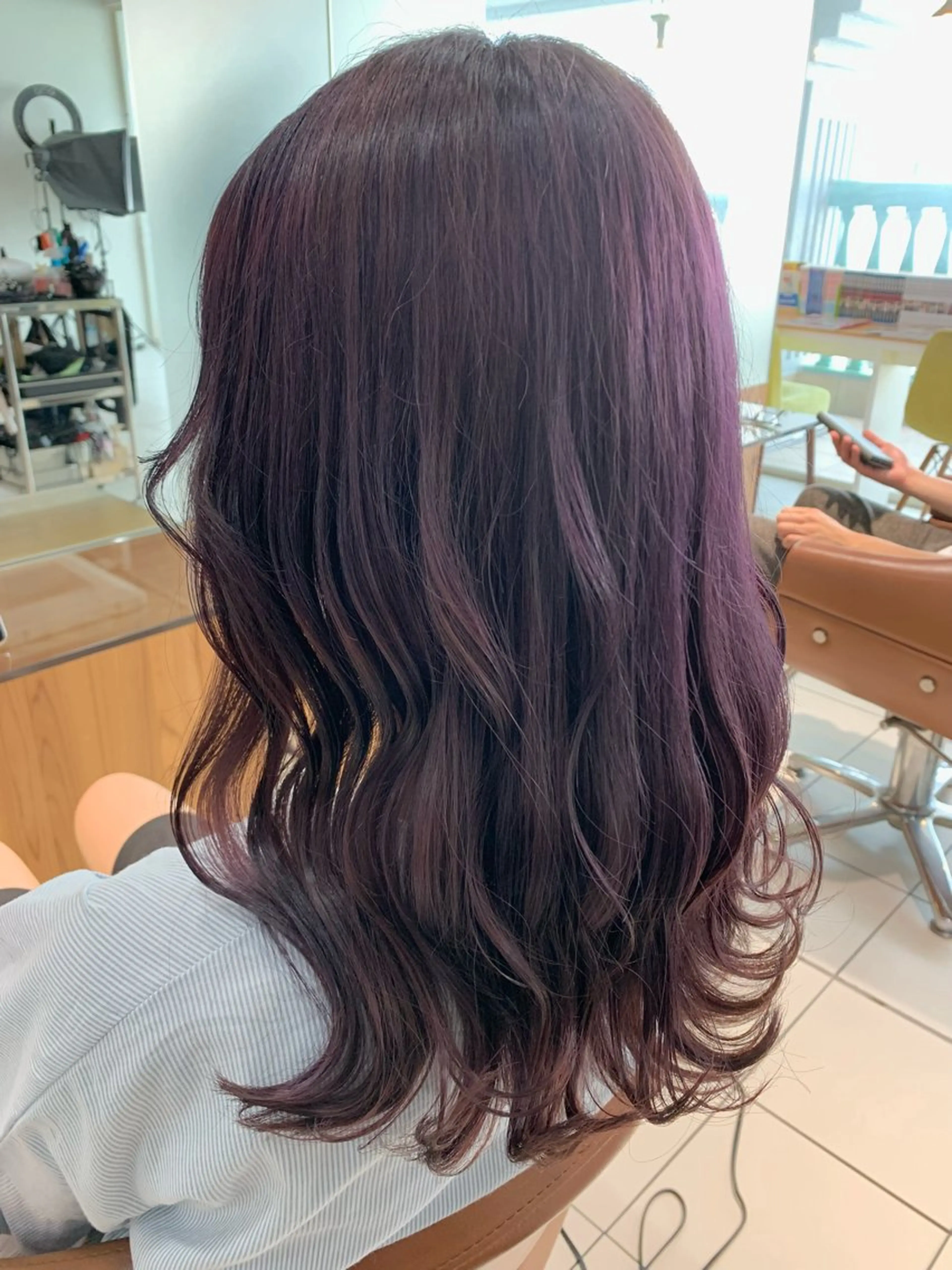 ミディアム MORISAKI ✂︎縮毛矯正のヘアスタイル