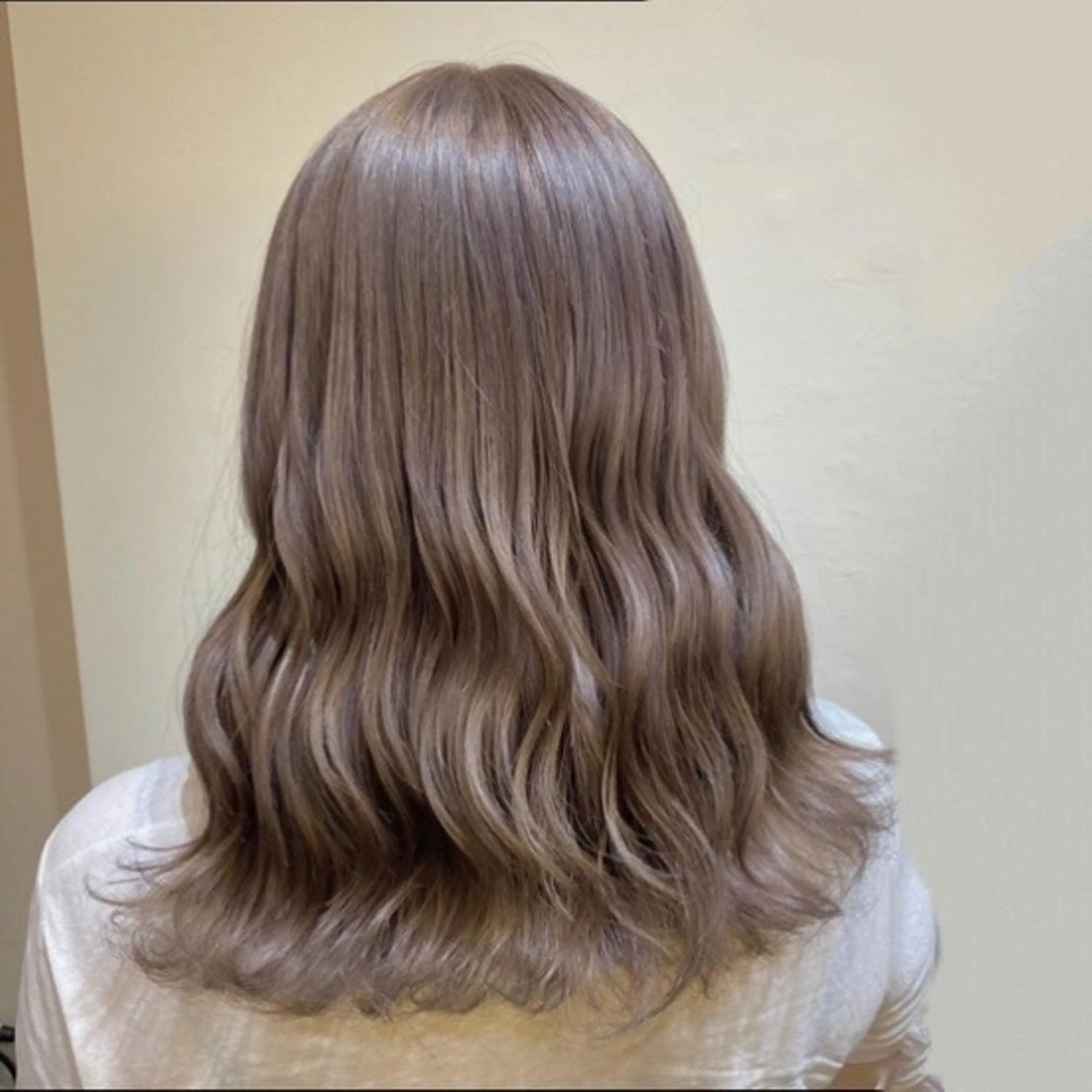 セミロング カット ヘアカラー トリートメント 美髪✨髪質改善 &艶カラーmanaeのヘアスタイル