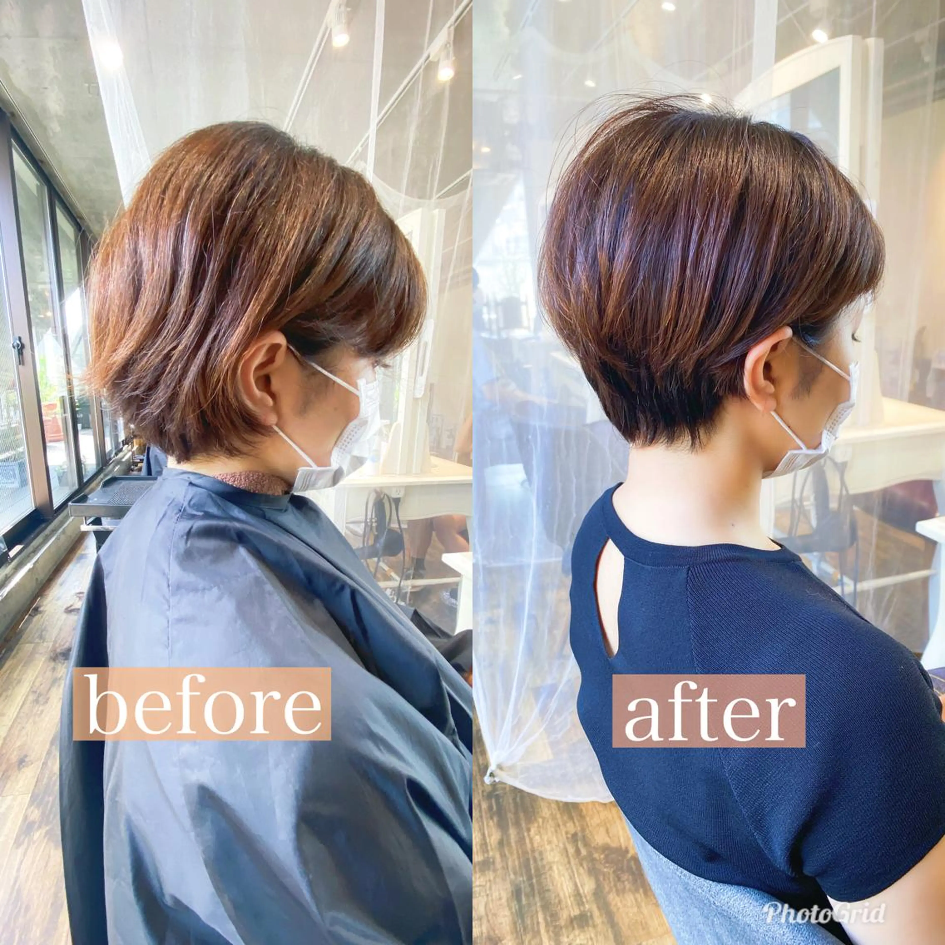 ショート カット ヘアカラー トリートメント ヒラヤマ ユウスケのヘアスタイル