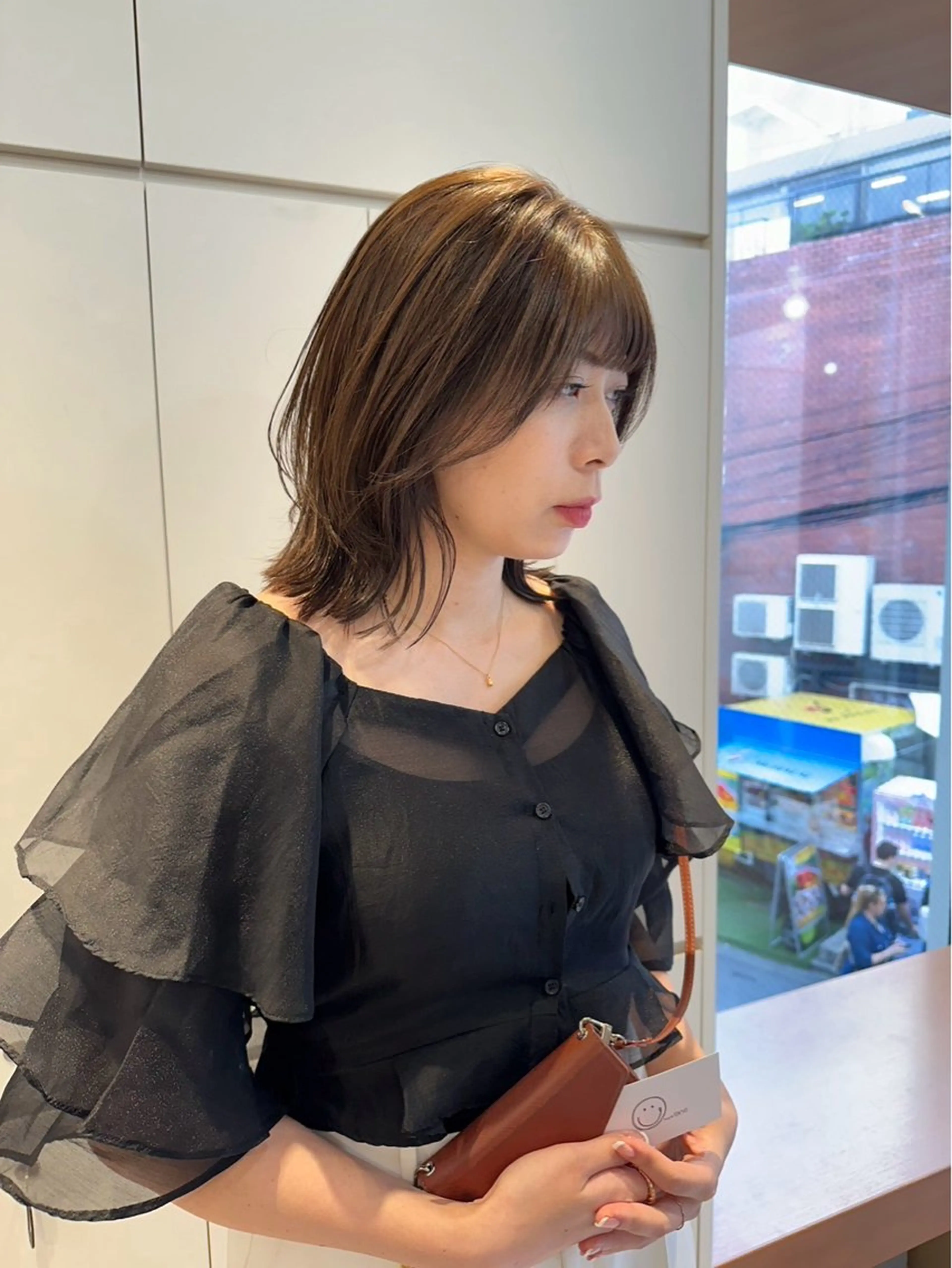 セミロング カラー メンズ特化美容師/ すなおのヘアスタイル