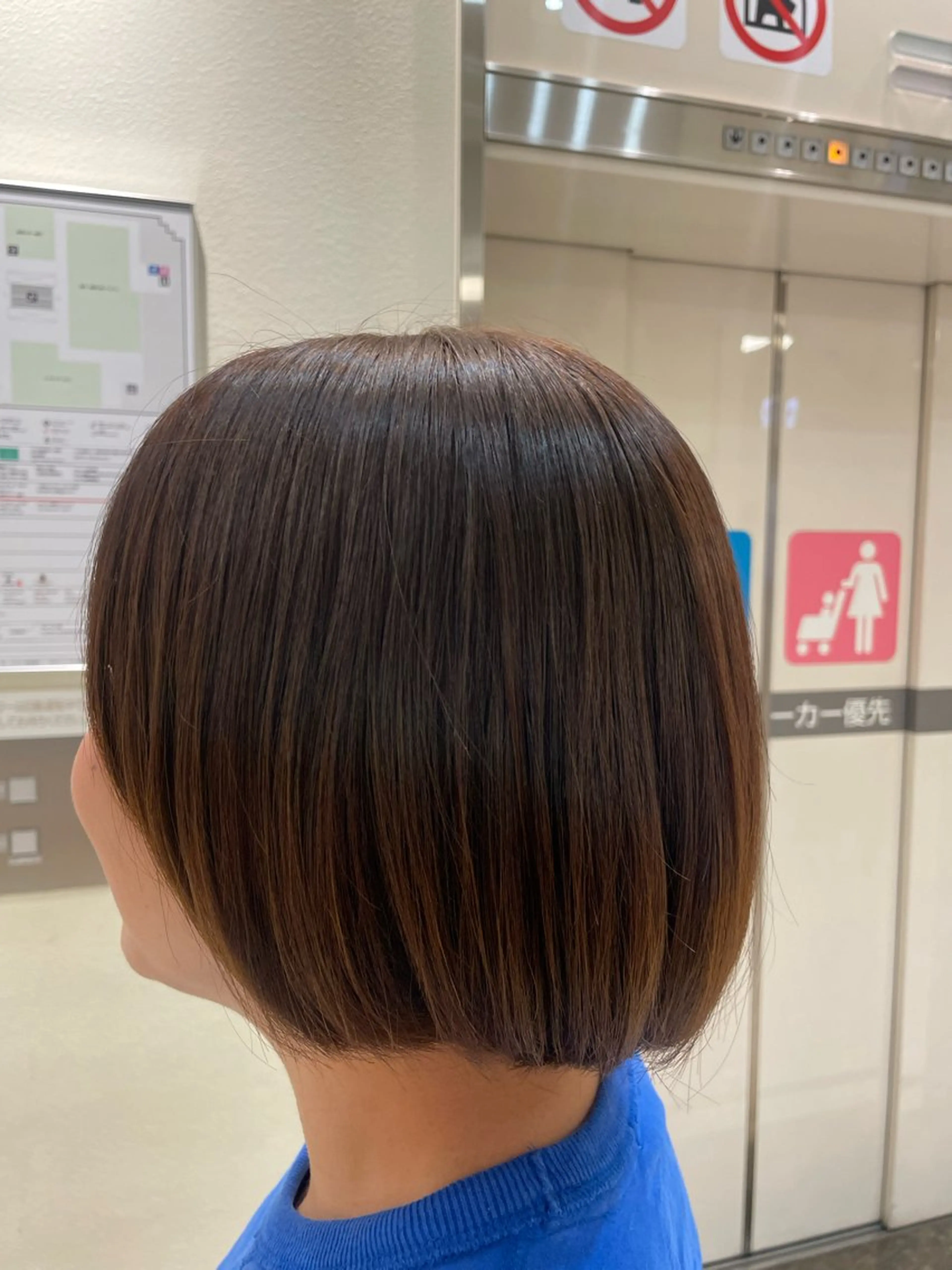 ショート 縮毛矯正 岩崎 唯人のヘアスタイル
