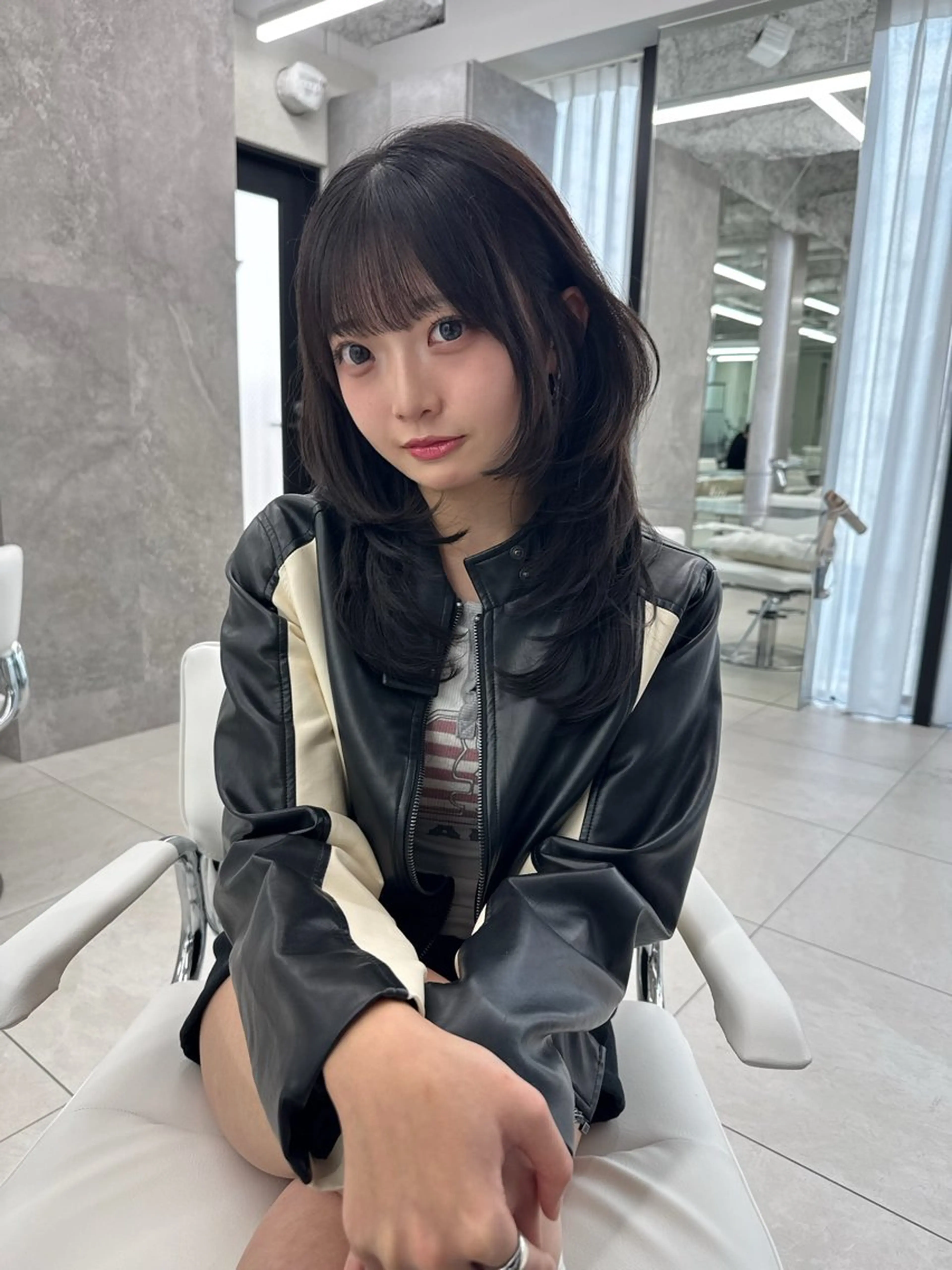 ミディアム カラー カット ヘアカラー トリートメント 栄美容師/kiti /ボブ/ケントのヘアスタイル