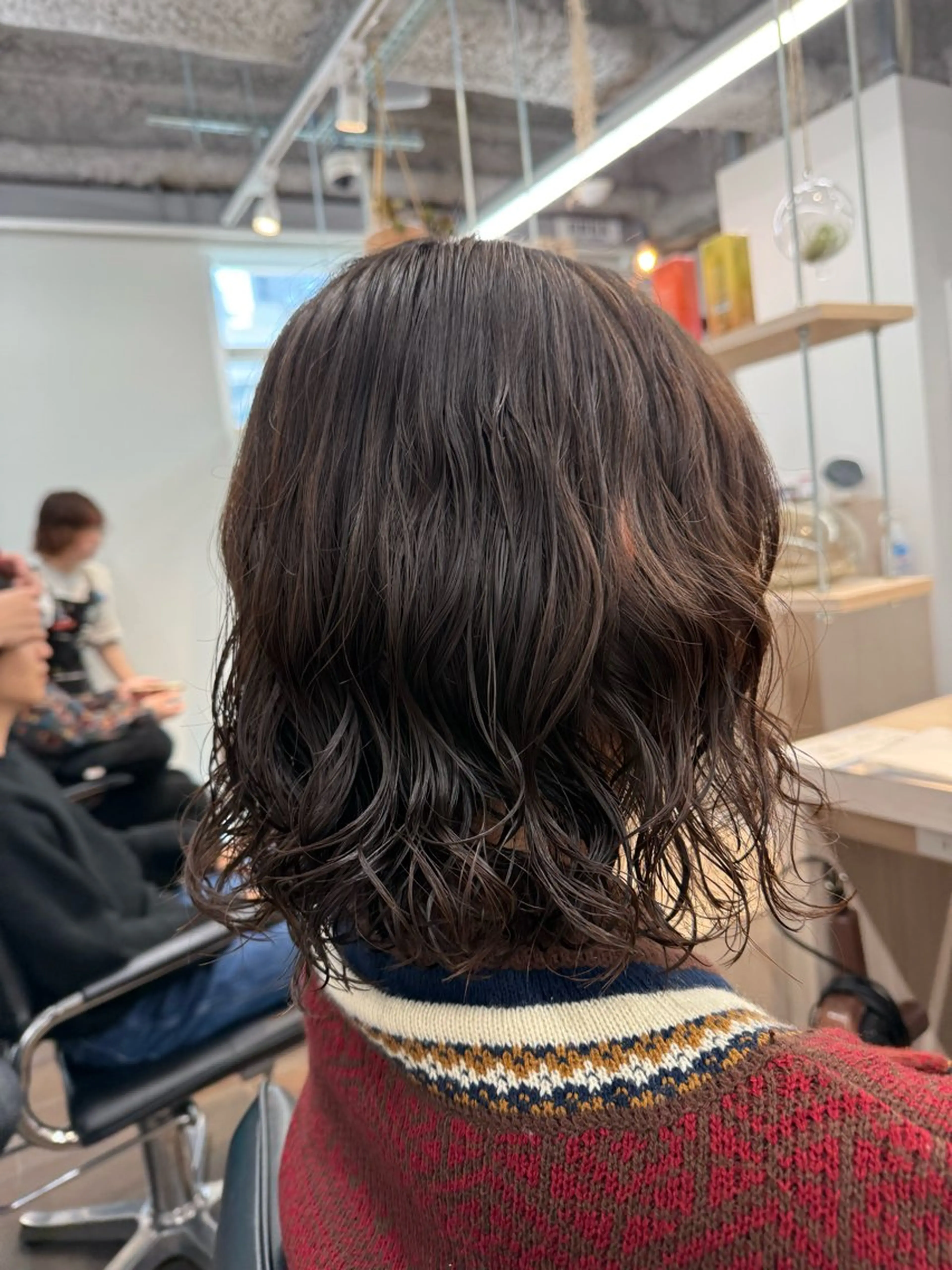 ミディアム パーマ カット パーマ トリートメント miwa/ボブパーマ /モードボブのヘアスタイル