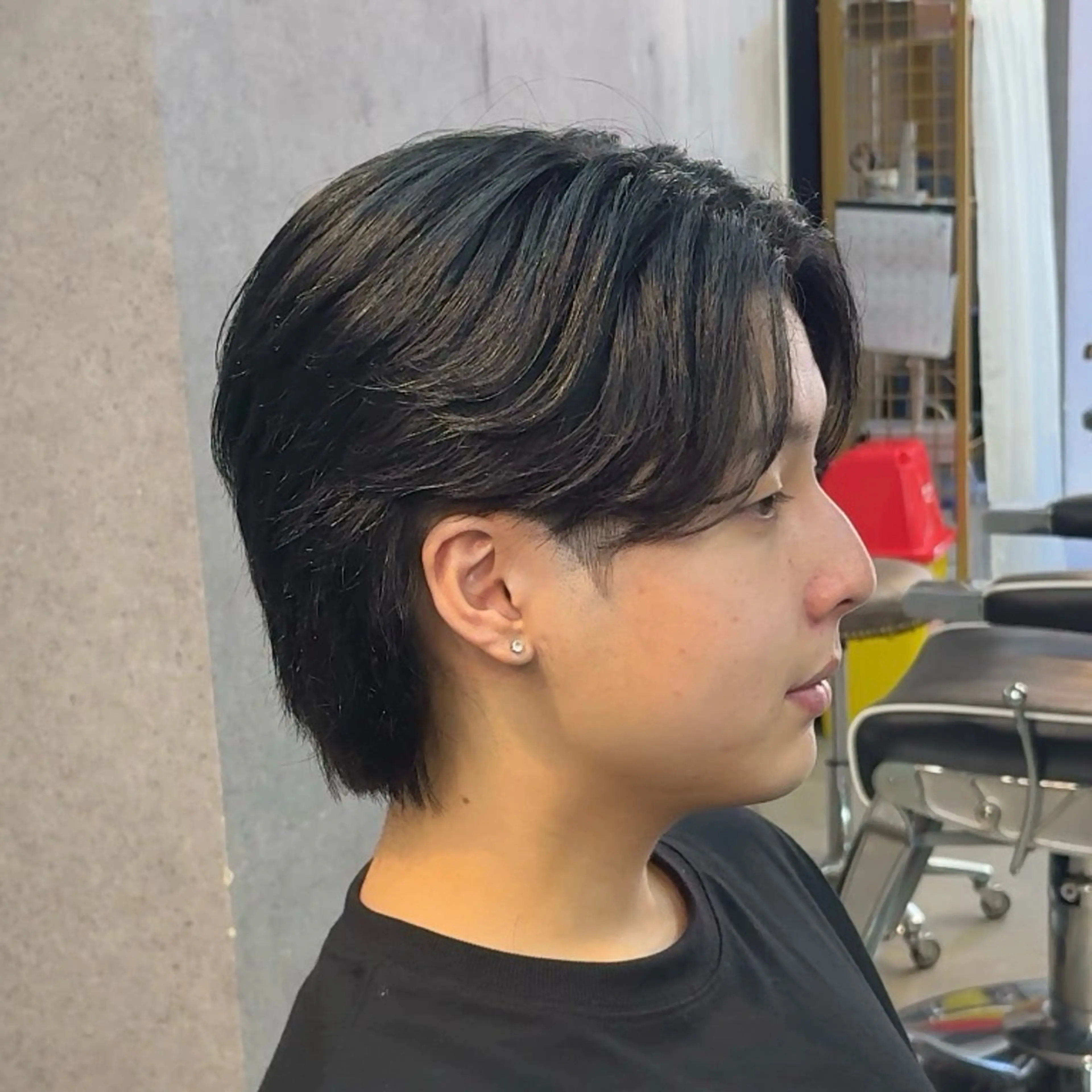 ミディアム パーマ ヘアアレンジ メンズ MENIN メンズ サロン　望月　涼太のヘアスタイル