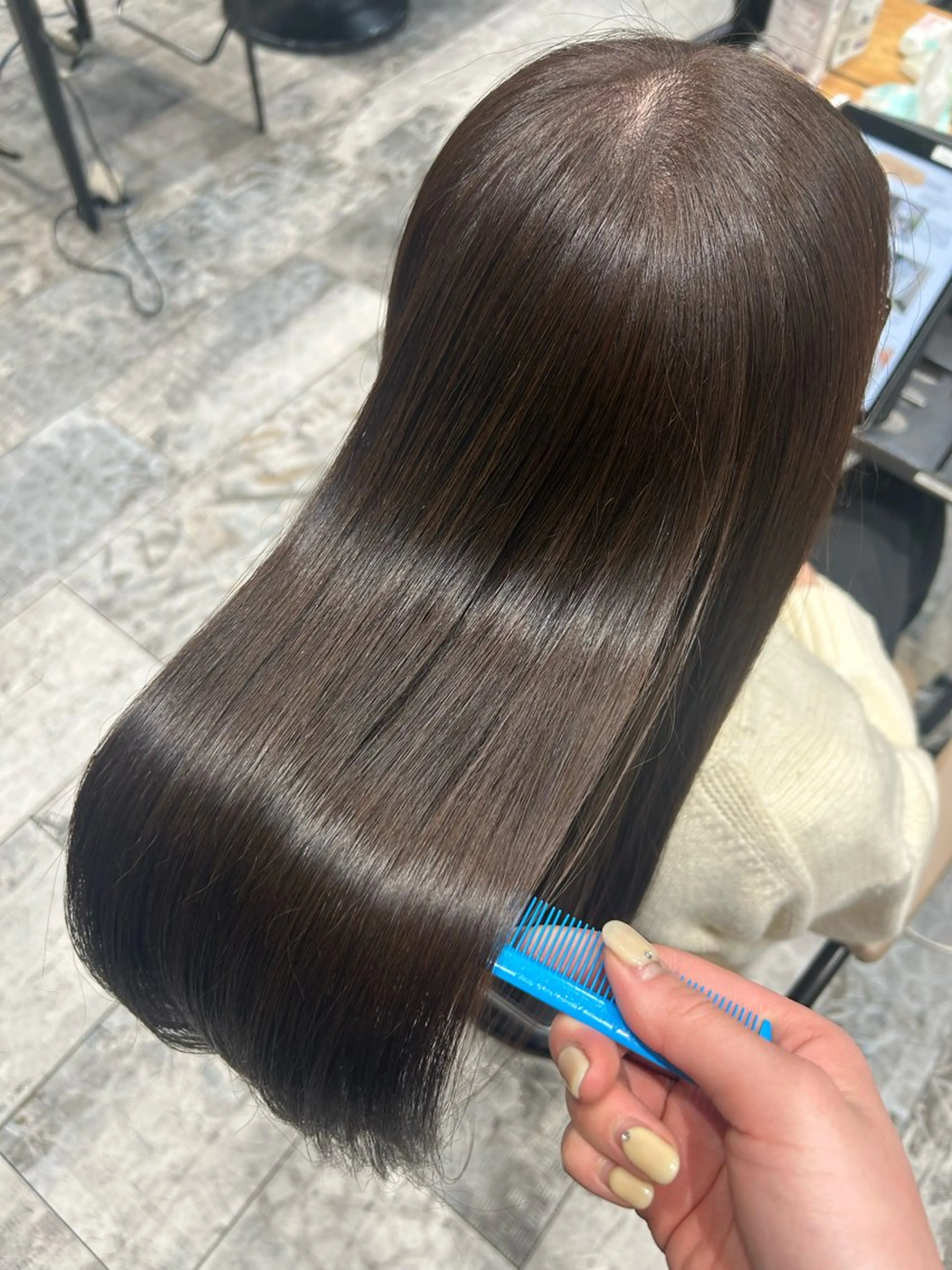 ロング カラー ベージュカラー ヘアアレンジ /カラー和田茉日琉のヘアスタイル